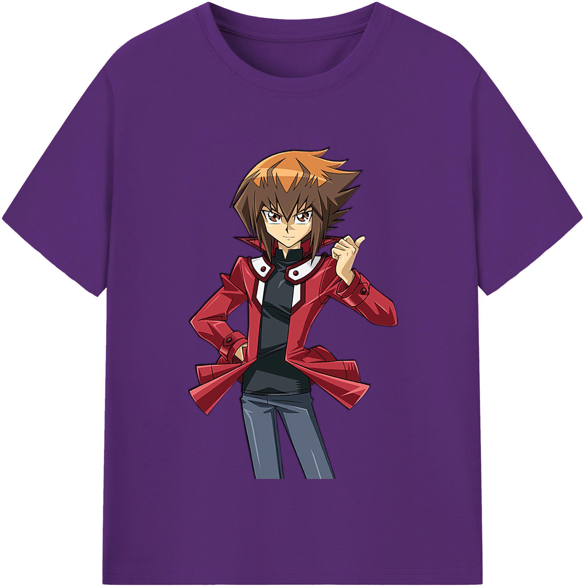 （画像用） 遊☆戯☆王 Yu-Gi-Oh! 綿100％半袖Tシャツ（フロントプリント）