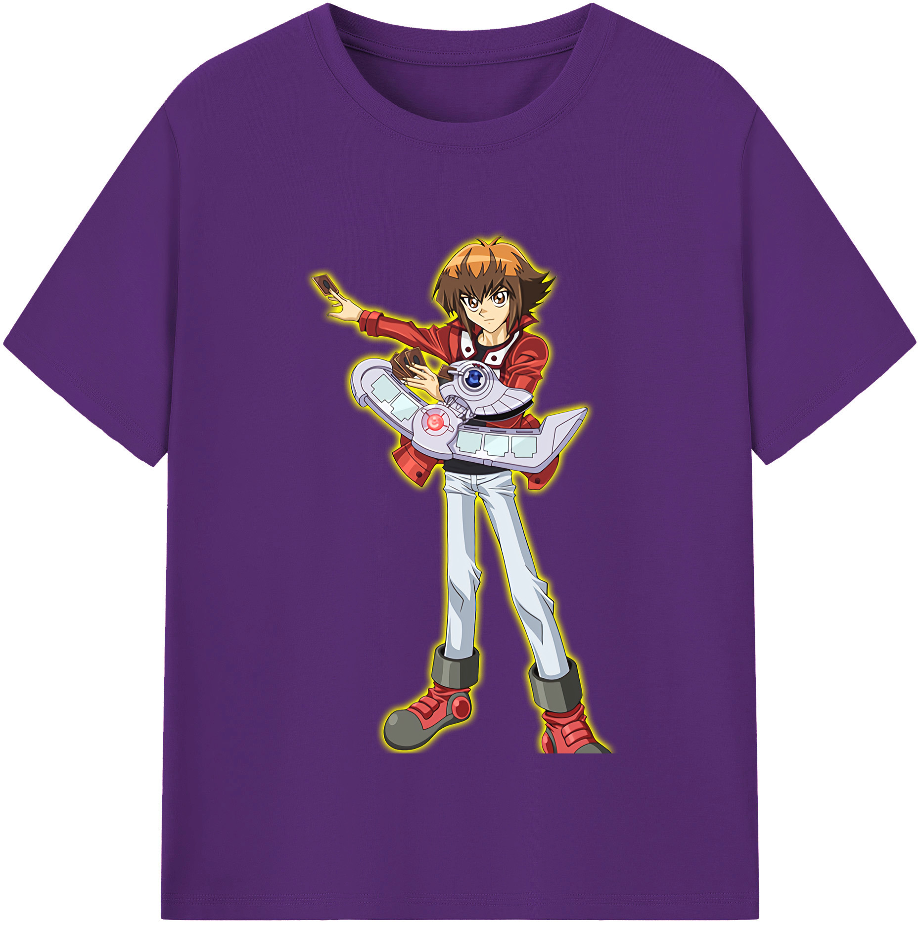 （画像用） 遊☆戯☆王 Yu-Gi-Oh! 綿100％半袖Tシャツ（フロントプリント）