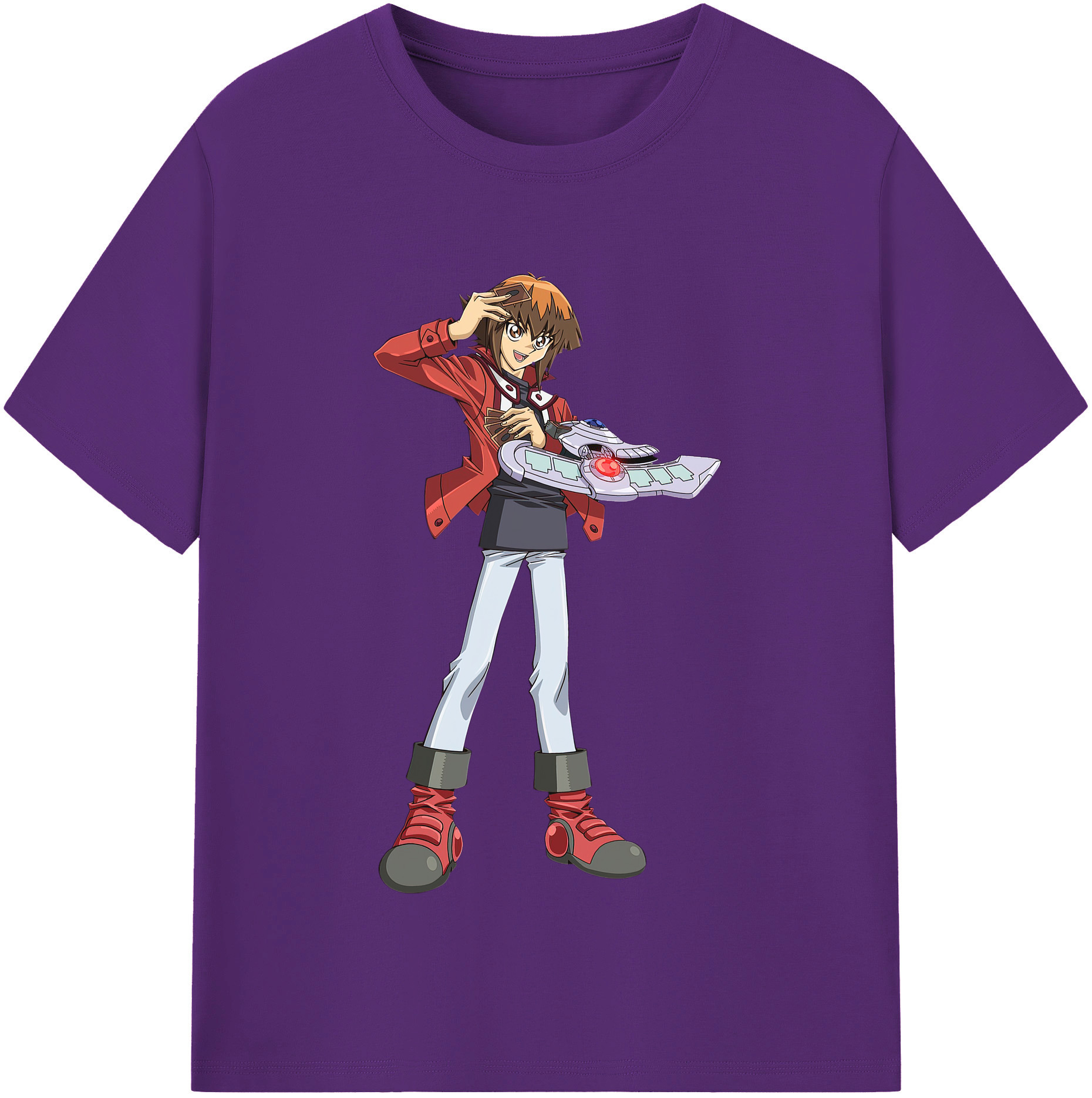 （画像用） 遊☆戯☆王 Yu-Gi-Oh! 綿100％半袖Tシャツ（フロントプリント）