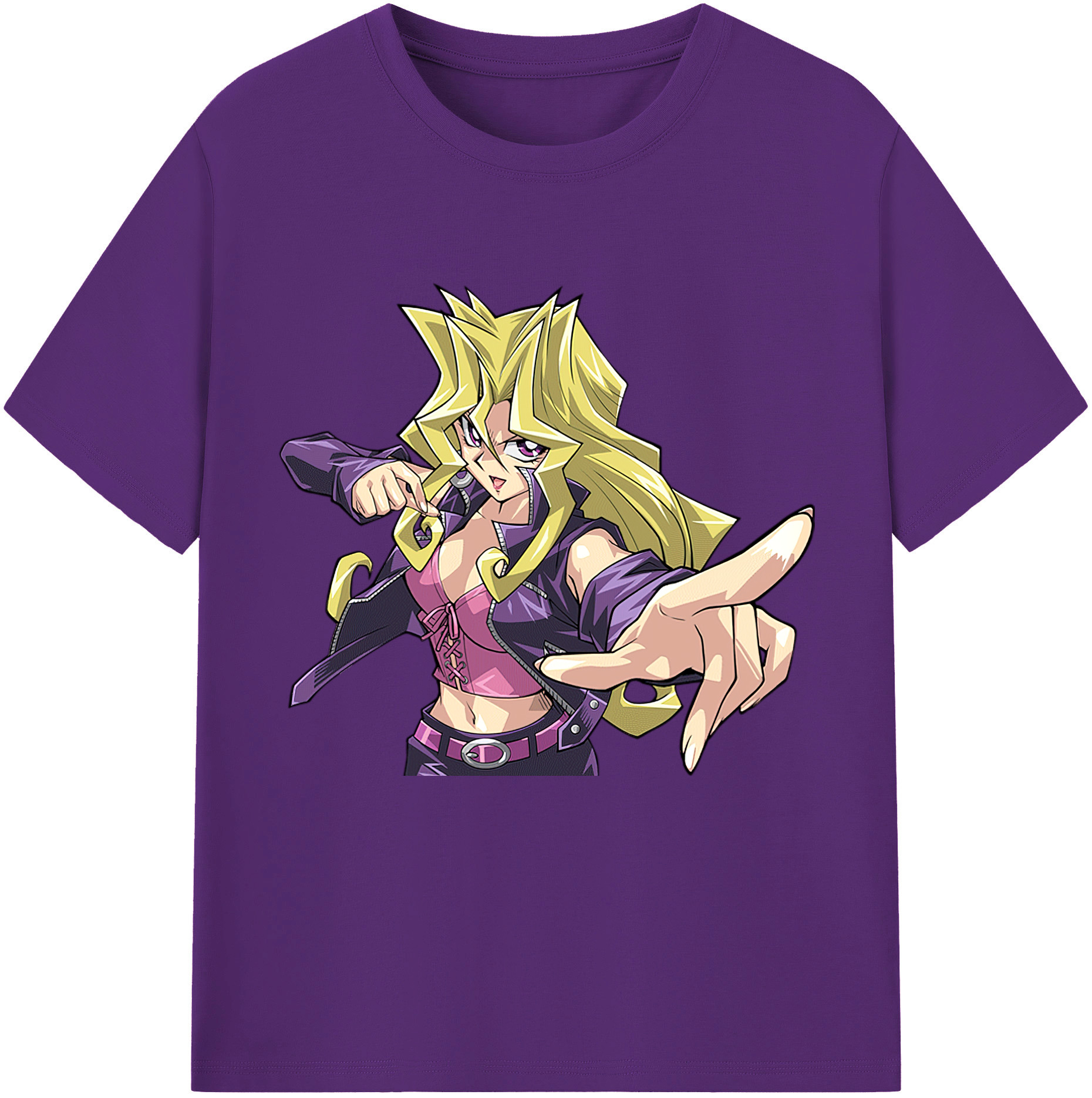 （画像用） 遊☆戯☆王 Yu-Gi-Oh! 綿100％半袖Tシャツ（フロントプリント）