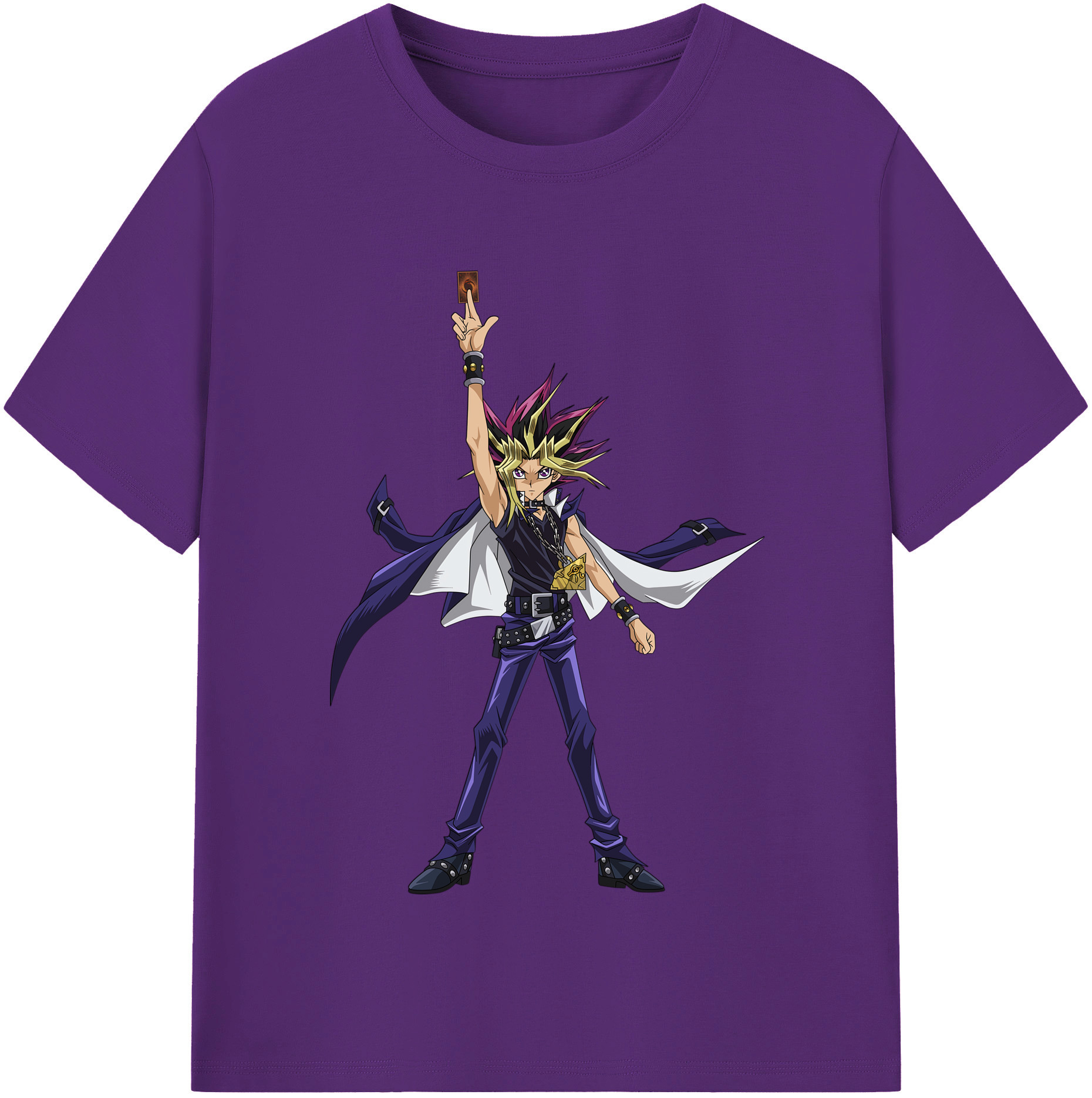 （画像用） 遊☆戯☆王 Yu-Gi-Oh! 綿100％半袖Tシャツ（フロントプリント）