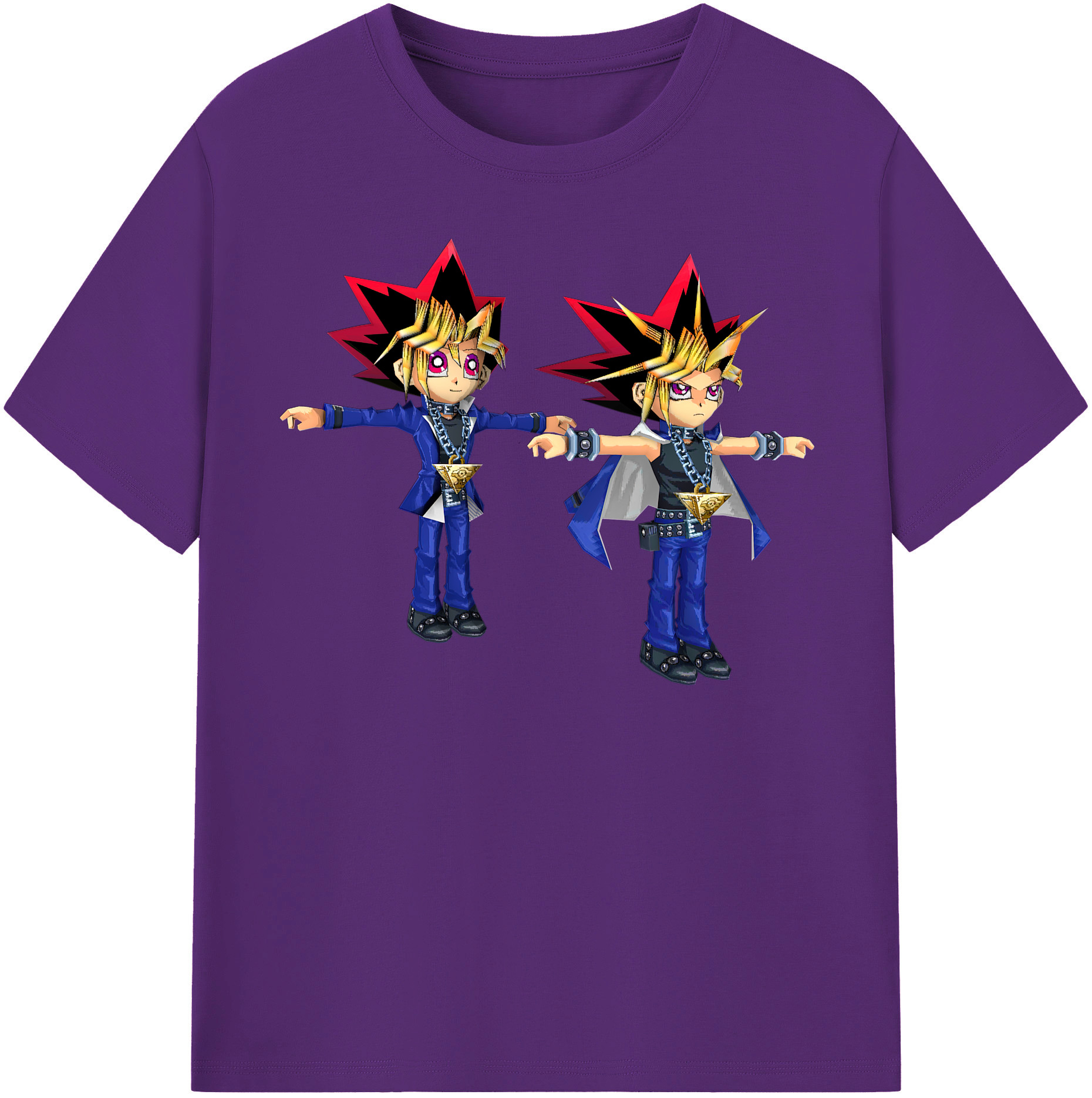 （画像用） 遊☆戯☆王 Yu-Gi-Oh! 綿100％半袖Tシャツ（フロントプリント）