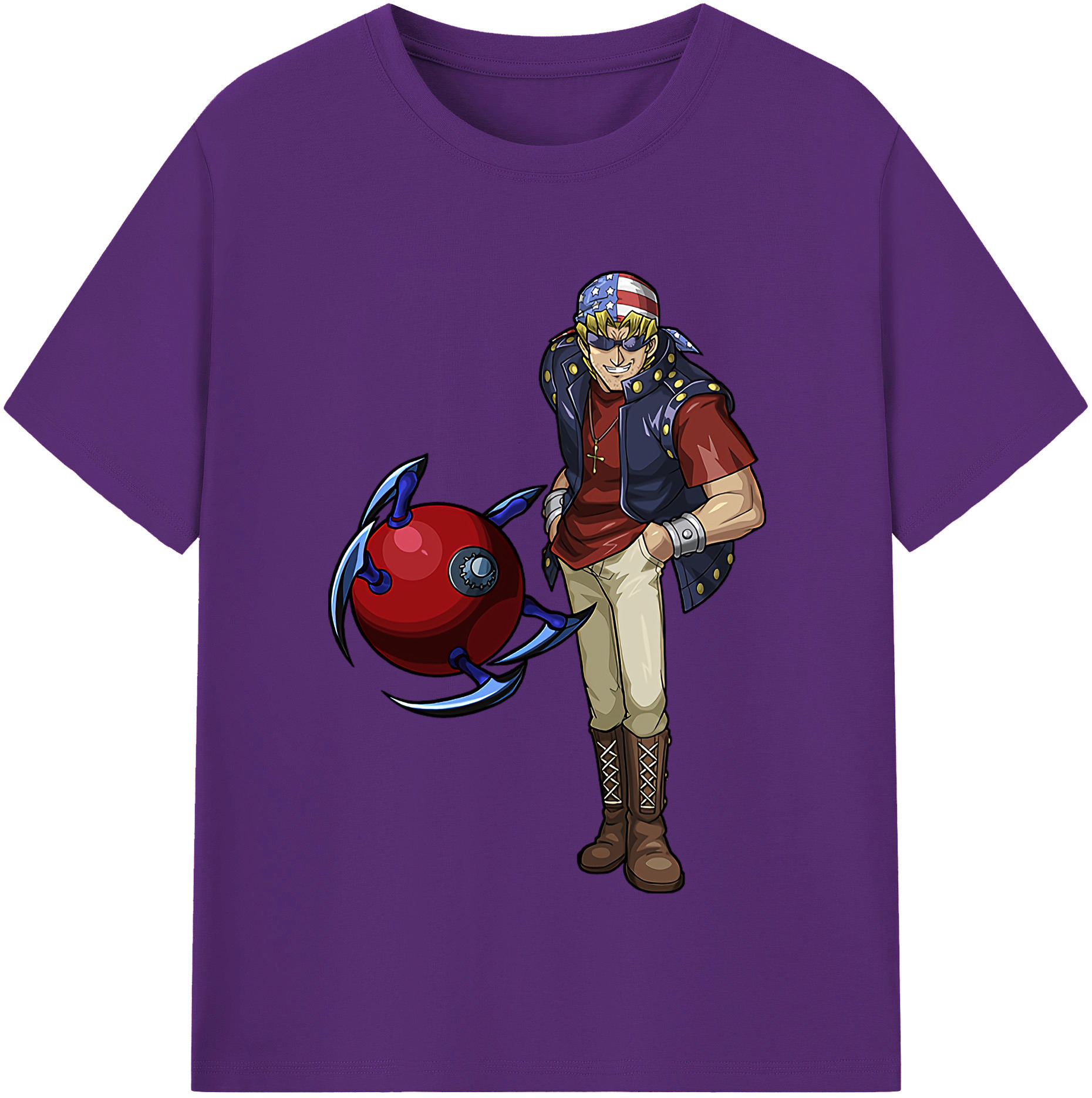 （画像用） 遊☆戯☆王 Yu-Gi-Oh! 綿100％半袖Tシャツ（フロントプリント）