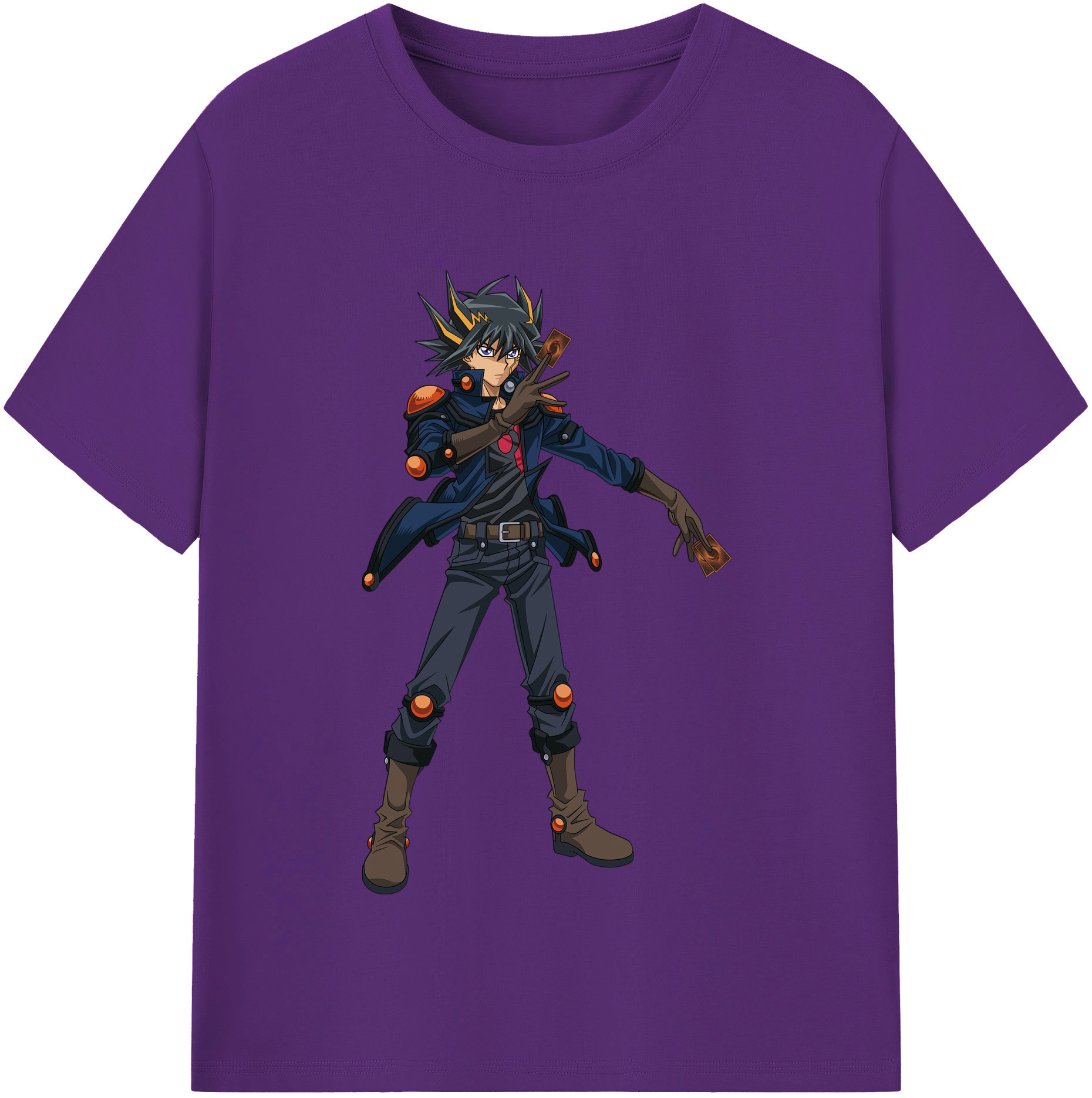 （画像用） 遊☆戯☆王 Yu-Gi-Oh! 綿100％半袖Tシャツ（フロントプリント）