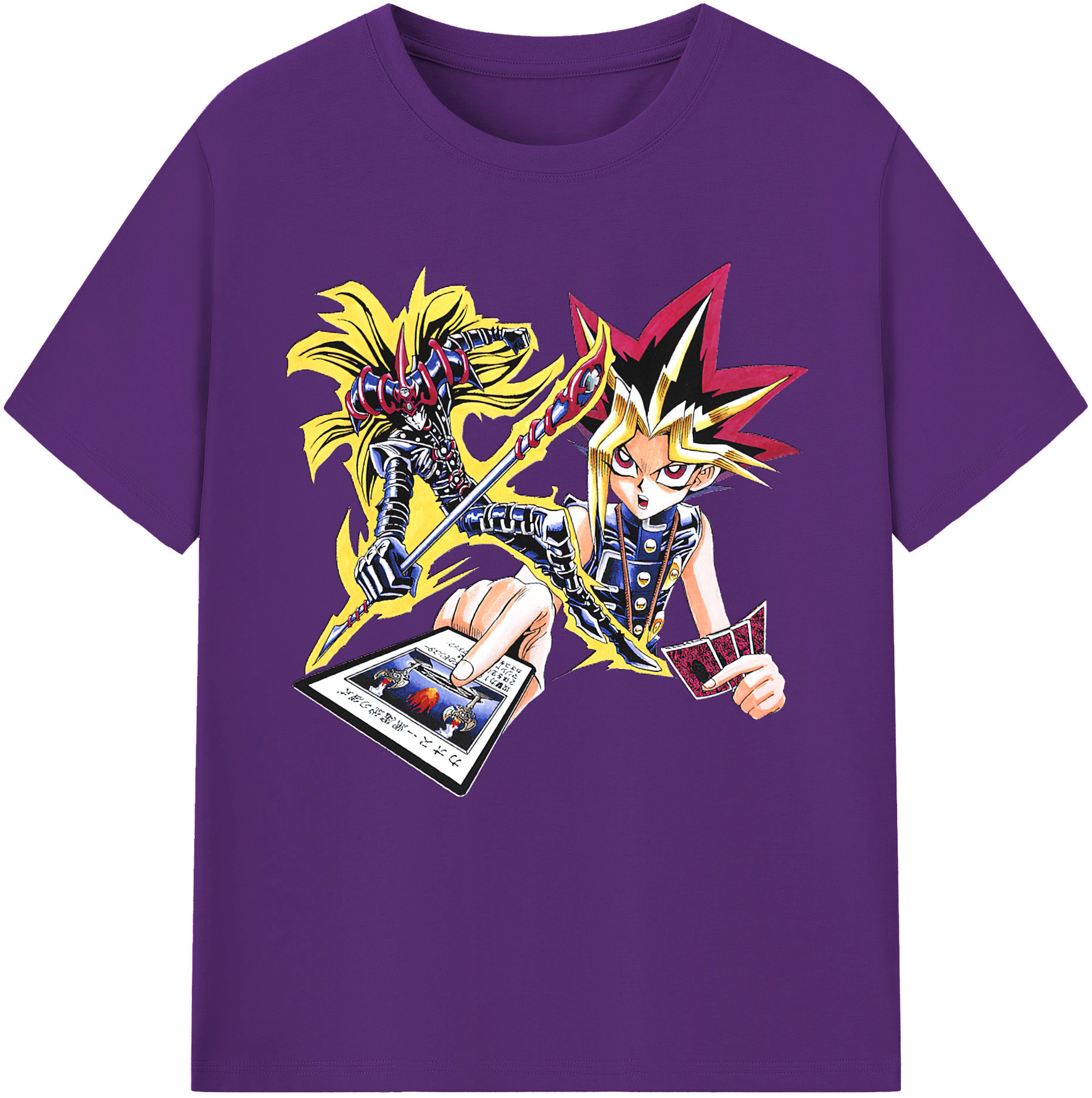 （画像用） 遊☆戯☆王 Yu-Gi-Oh! 綿100％半袖Tシャツ（フロントプリント）