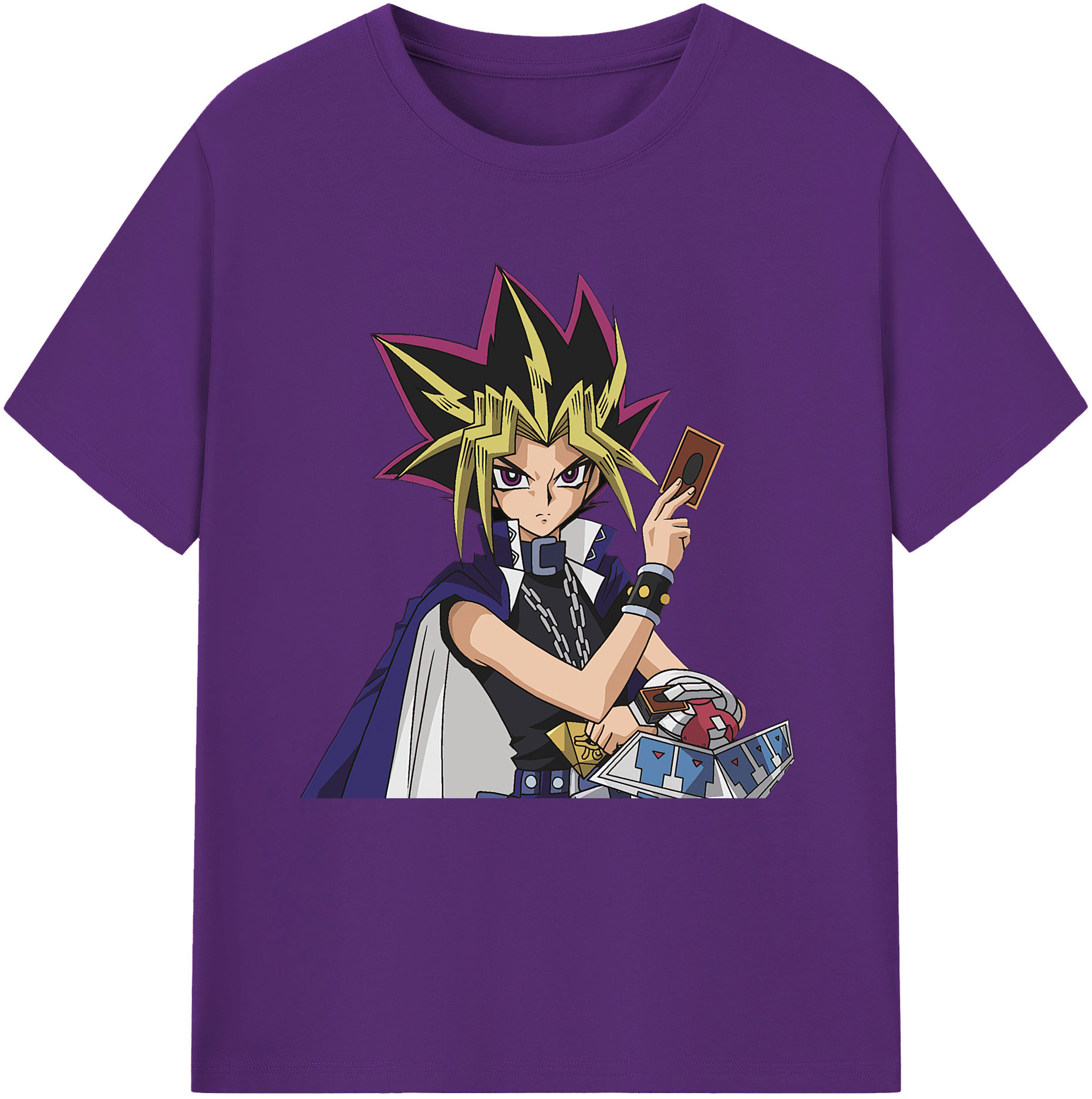 （画像用） 遊☆戯☆王 Yu-Gi-Oh! 綿100％半袖Tシャツ（フロントプリント）