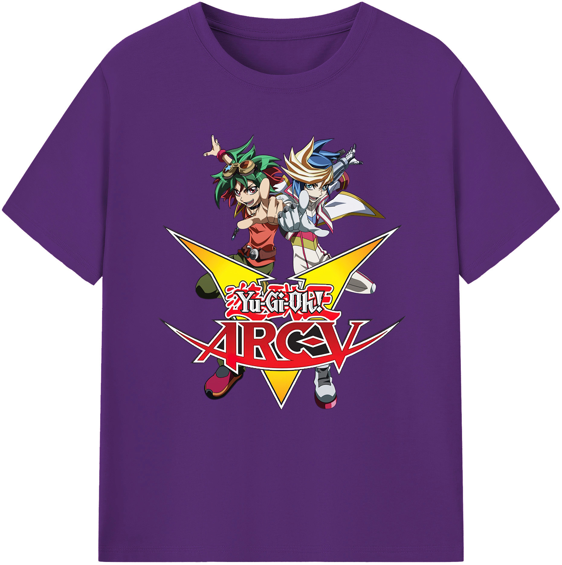 （画像用） 遊☆戯☆王 Yu-Gi-Oh! 綿100％半袖Tシャツ（フロントプリント）
