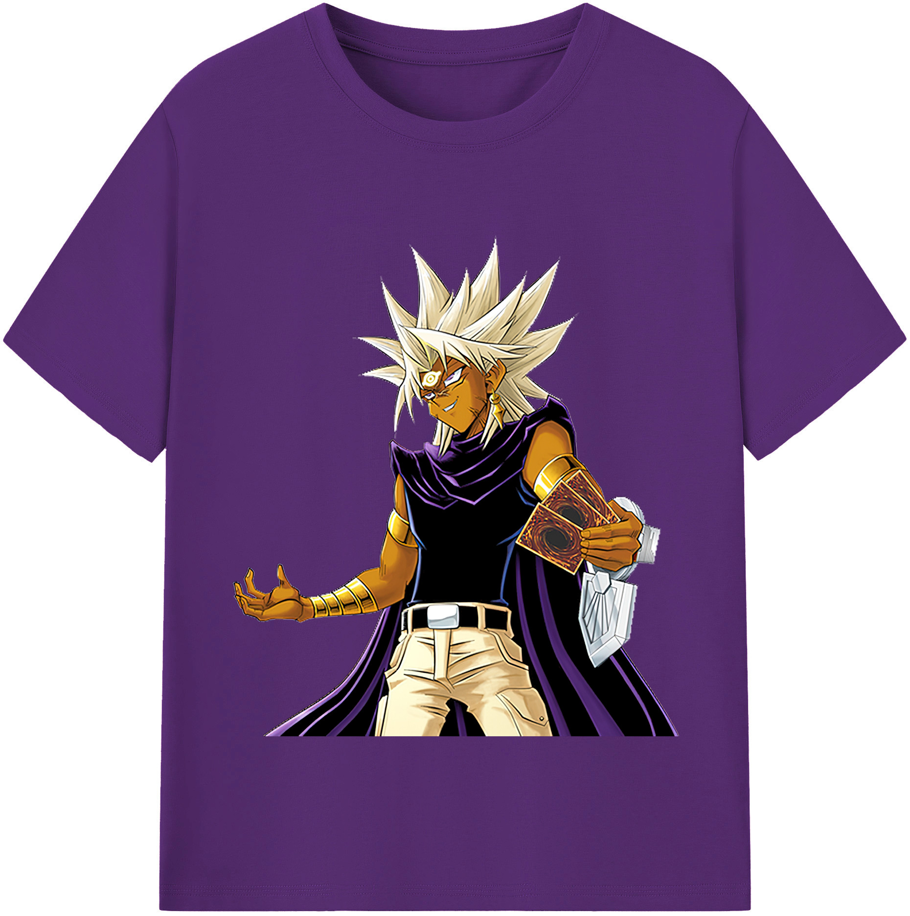 （画像用） 遊☆戯☆王 Yu-Gi-Oh! 綿100％半袖Tシャツ（フロントプリント）