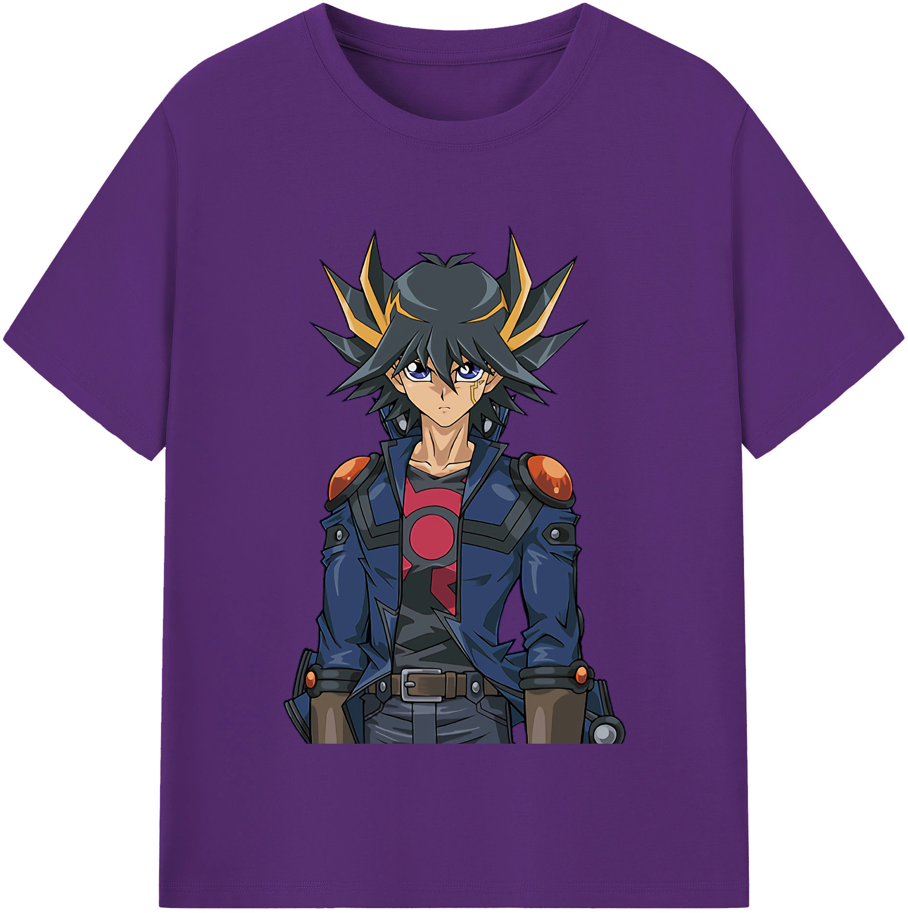 （画像用） 遊☆戯☆王 Yu-Gi-Oh! 綿100％半袖Tシャツ（フロントプリント）