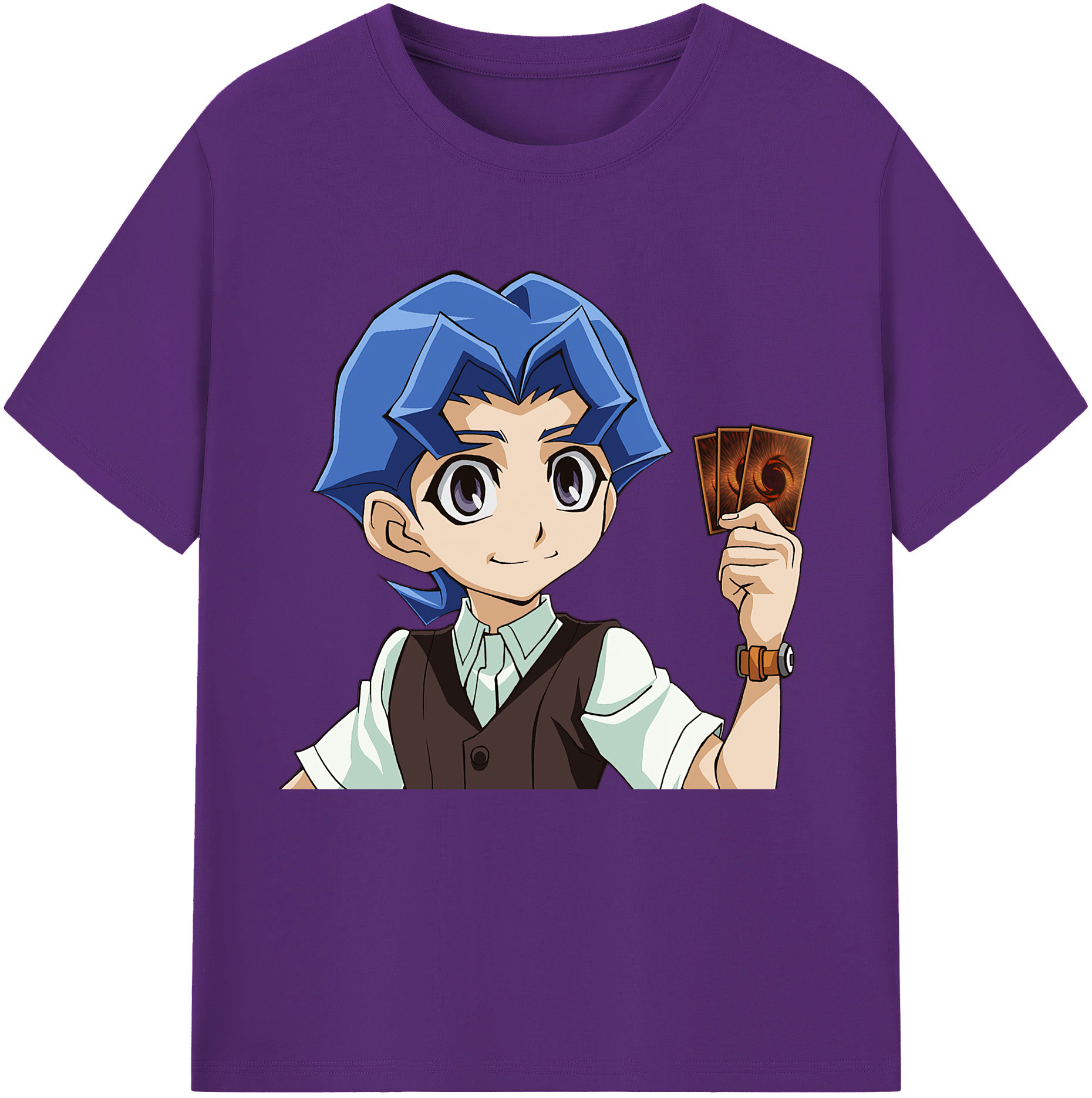 （画像用） 遊☆戯☆王 Yu-Gi-Oh! 綿100％半袖Tシャツ（フロントプリント）