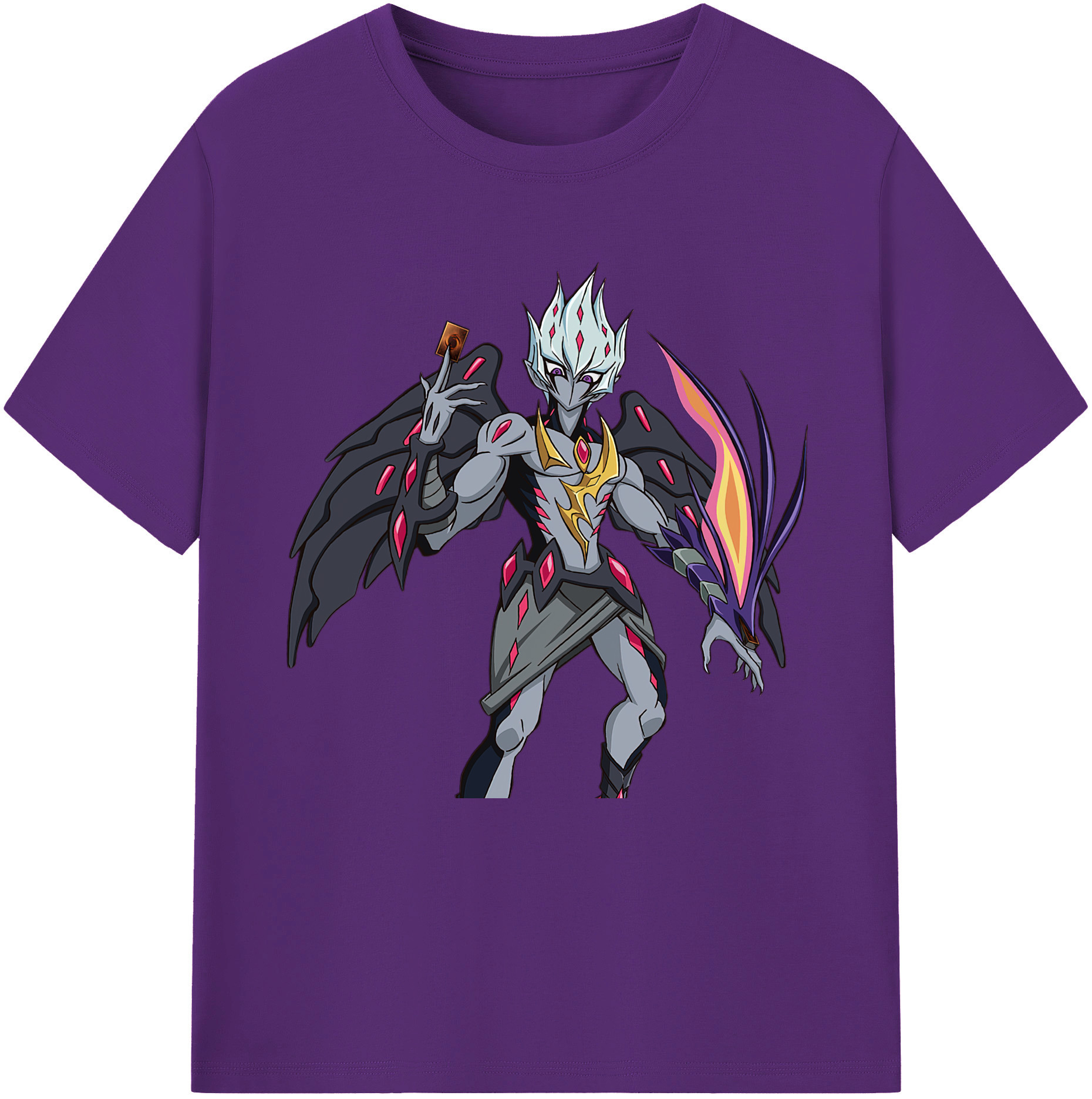 （画像用） 遊☆戯☆王 Yu-Gi-Oh! 綿100％半袖Tシャツ（フロントプリント）