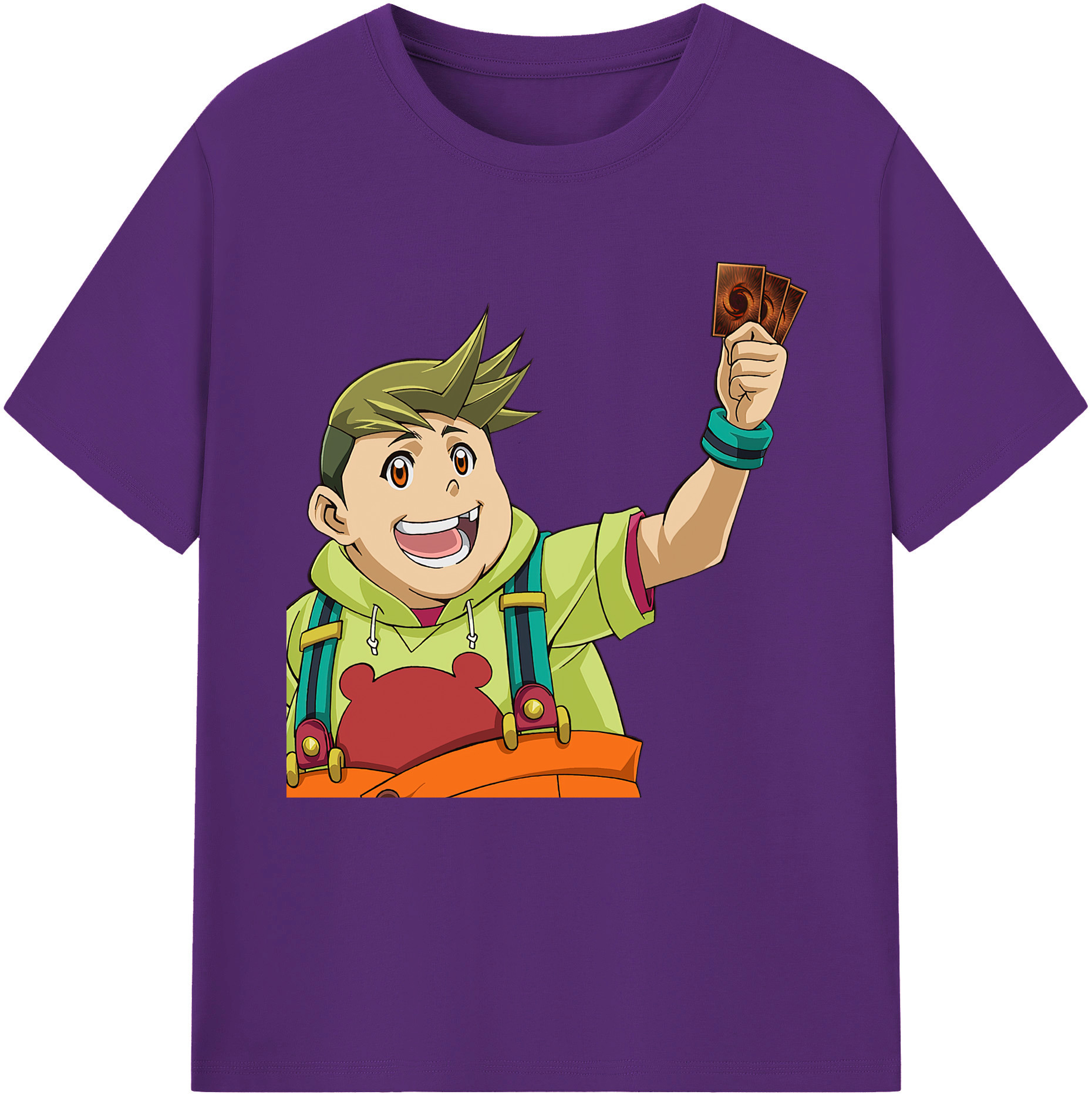 （画像用） 遊☆戯☆王 Yu-Gi-Oh! 綿100％半袖Tシャツ（フロントプリント）