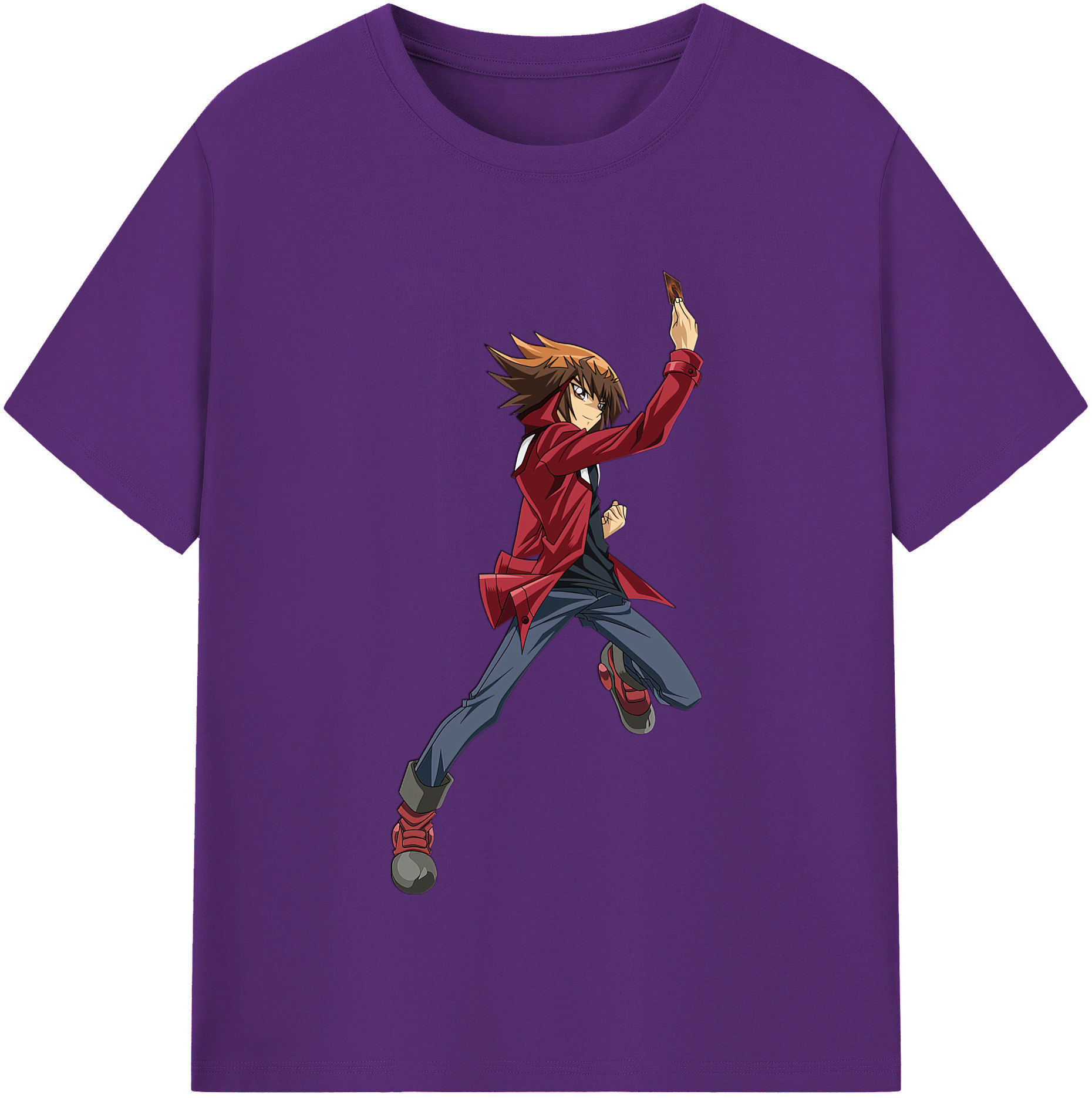（画像用） 遊☆戯☆王 Yu-Gi-Oh! 綿100％半袖Tシャツ（フロントプリント）