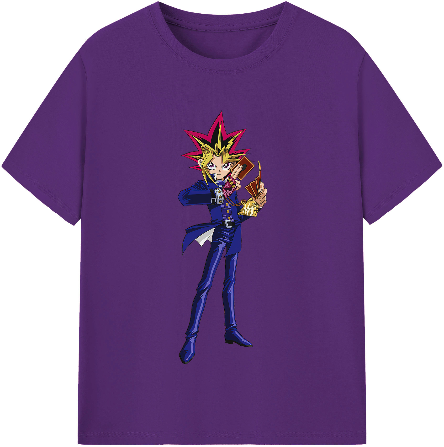 （画像用） 遊☆戯☆王 Yu-Gi-Oh! 綿100％半袖Tシャツ（フロントプリント）