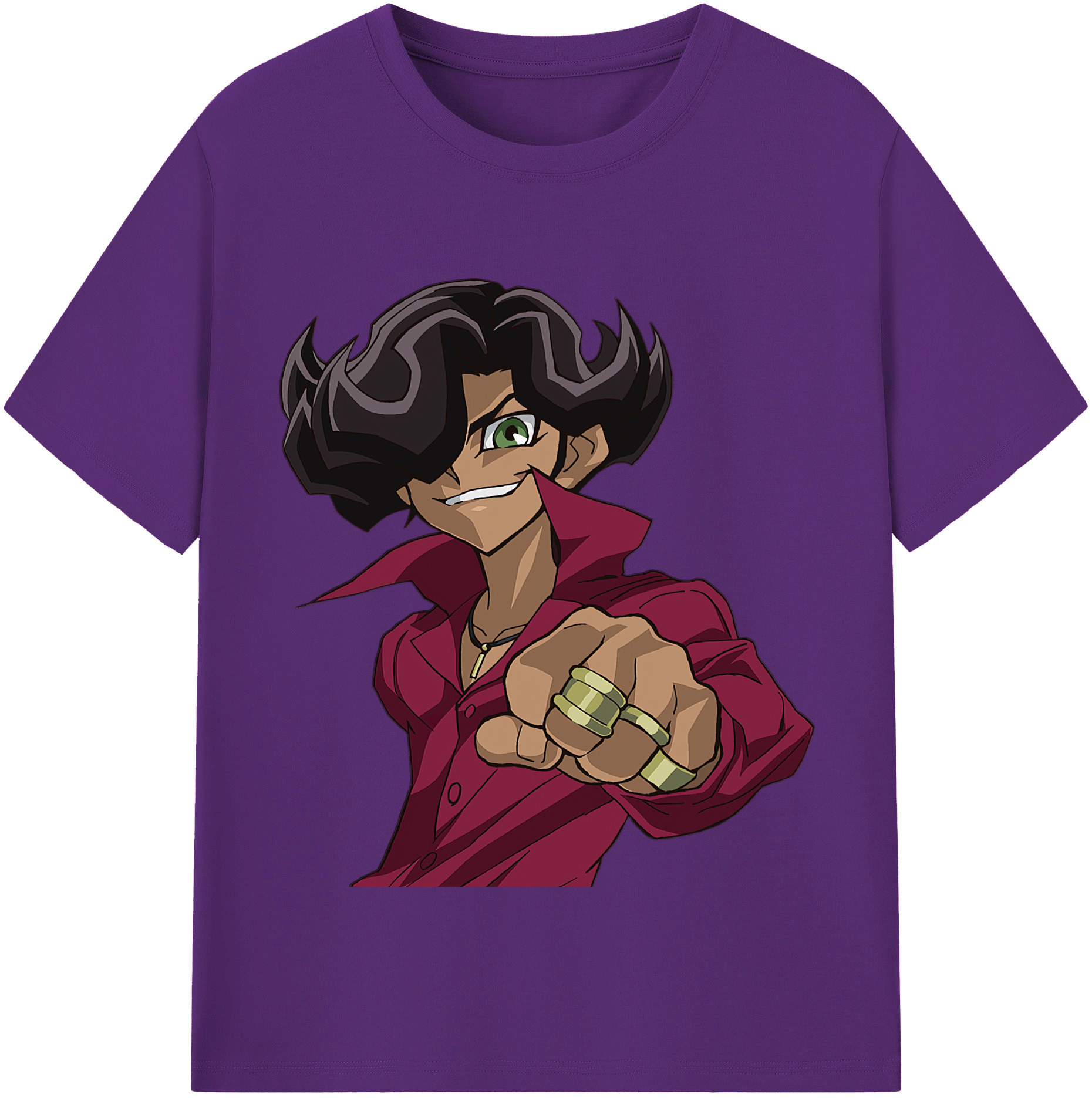 （画像用） 遊☆戯☆王 Yu-Gi-Oh! 綿100％半袖Tシャツ（フロントプリント）