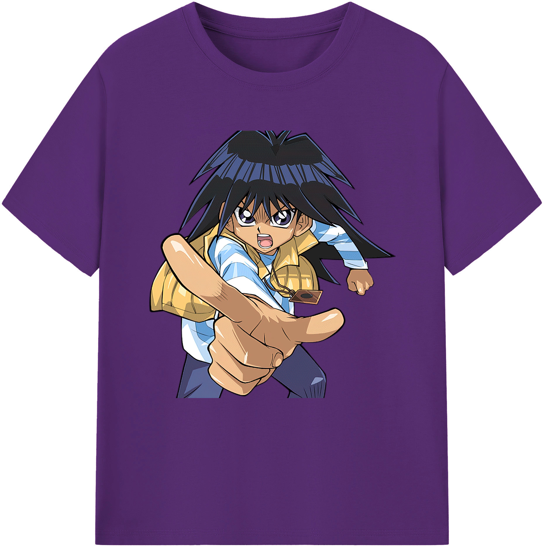 （画像用） 遊☆戯☆王 Yu-Gi-Oh! 綿100％半袖Tシャツ（フロントプリント）