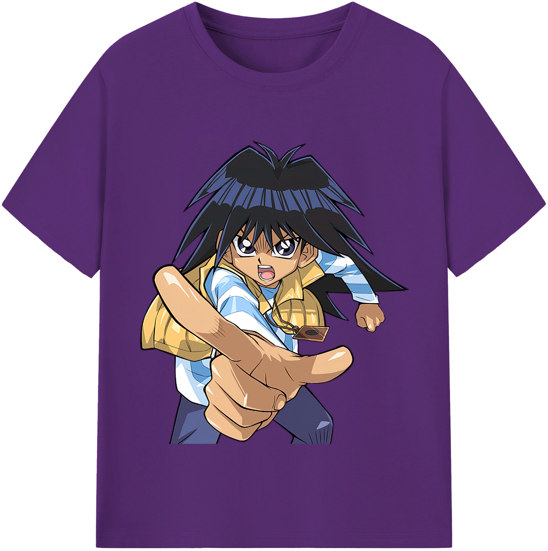 （画像用） 遊☆戯☆王 Yu-Gi-Oh! 綿100％半袖Tシャツ（フロントプリント）
