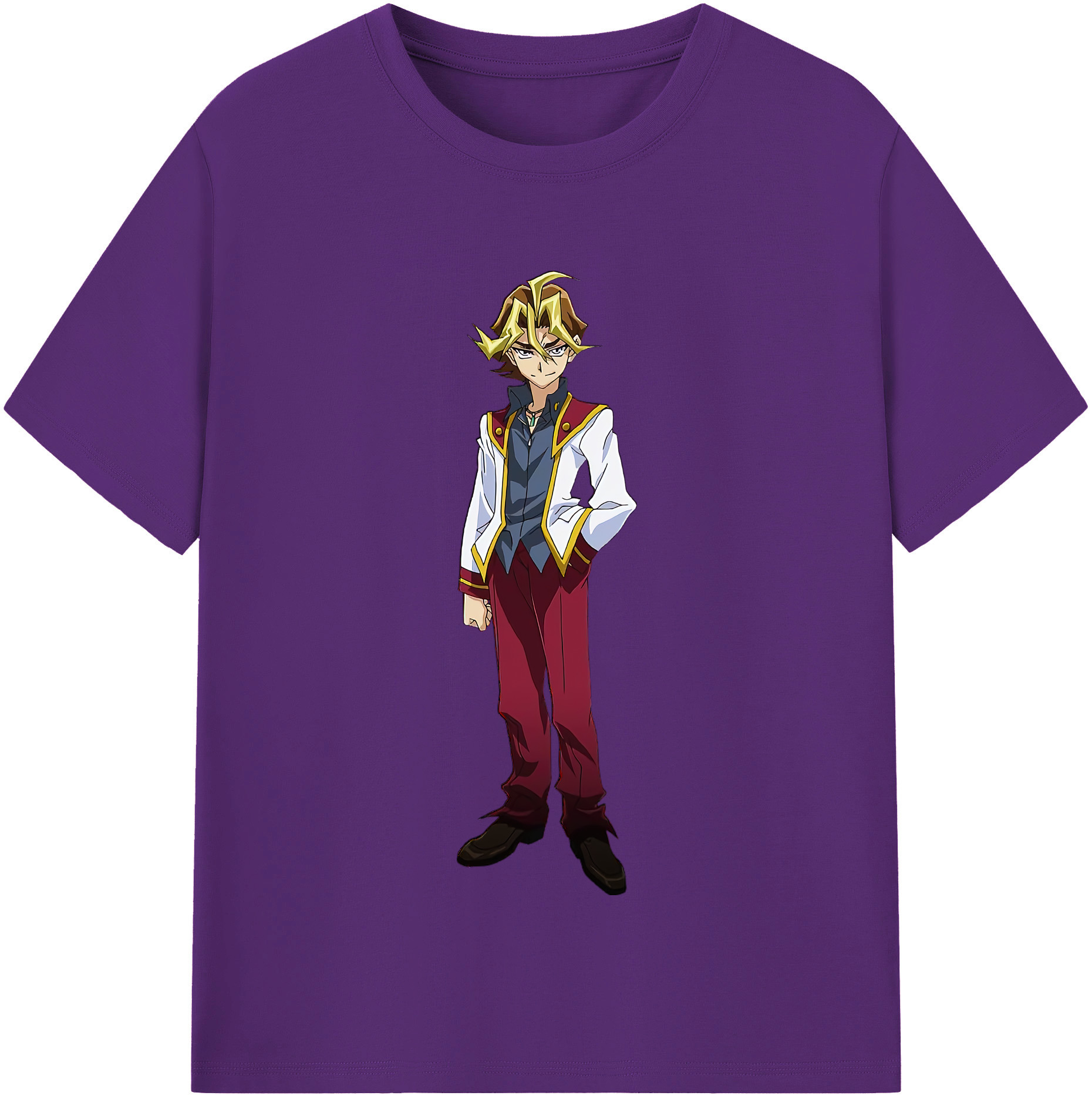 （画像用） 遊☆戯☆王 Yu-Gi-Oh! 綿100％半袖Tシャツ（フロントプリント）