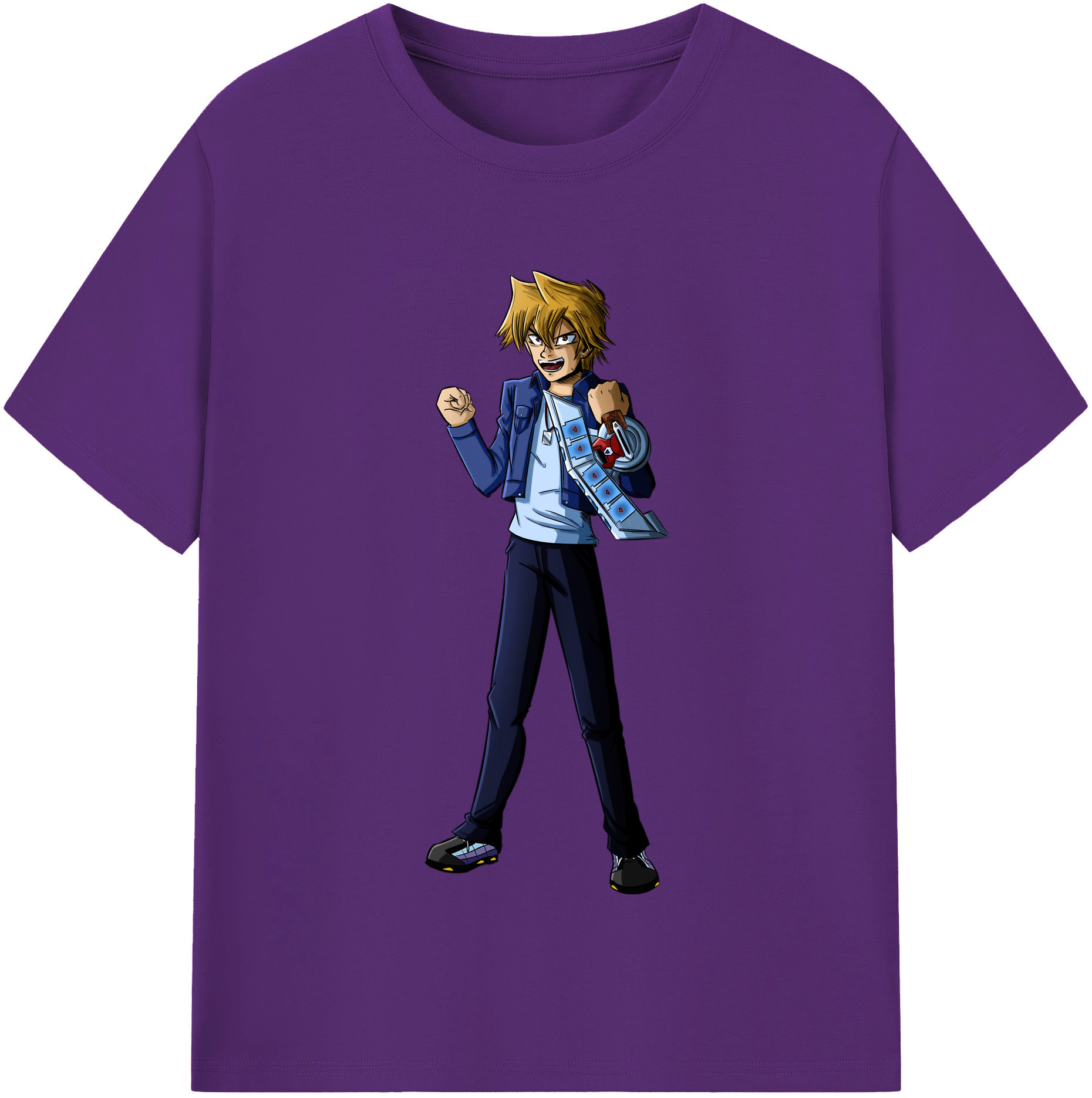 （画像用） 遊☆戯☆王 Yu-Gi-Oh! 綿100％半袖Tシャツ（フロントプリント）