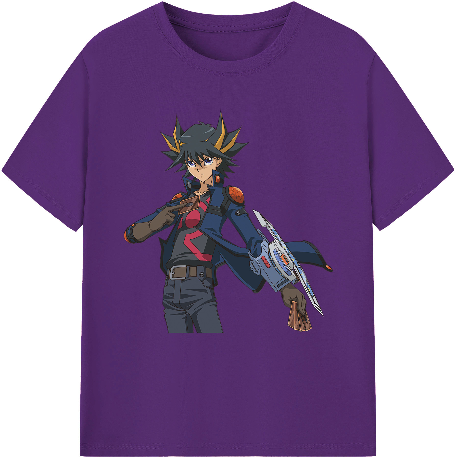 （画像用） 遊☆戯☆王 Yu-Gi-Oh! 綿100％半袖Tシャツ（フロントプリント）