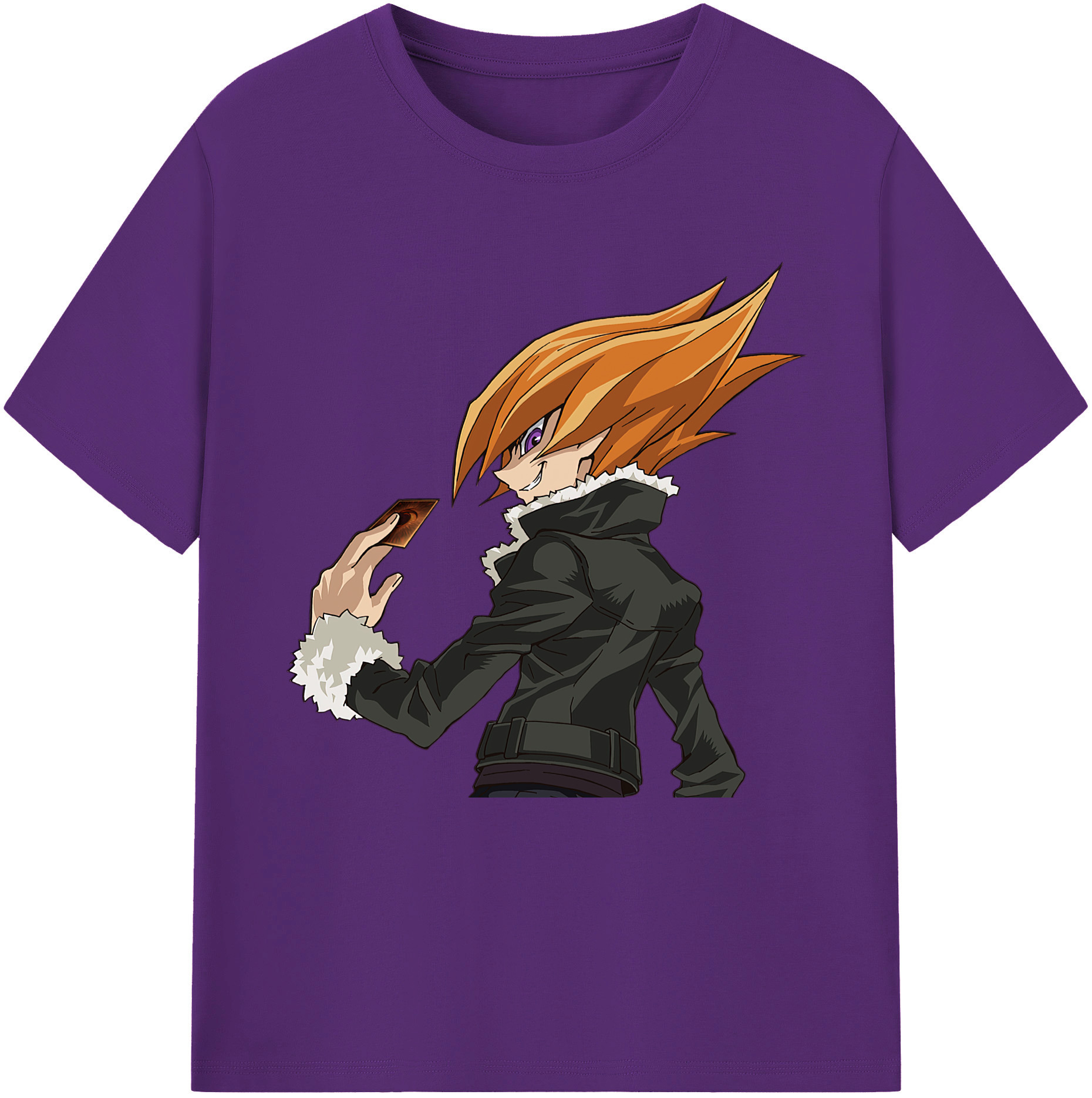 （画像用） 遊☆戯☆王 Yu-Gi-Oh! 綿100％半袖Tシャツ（フロントプリント）