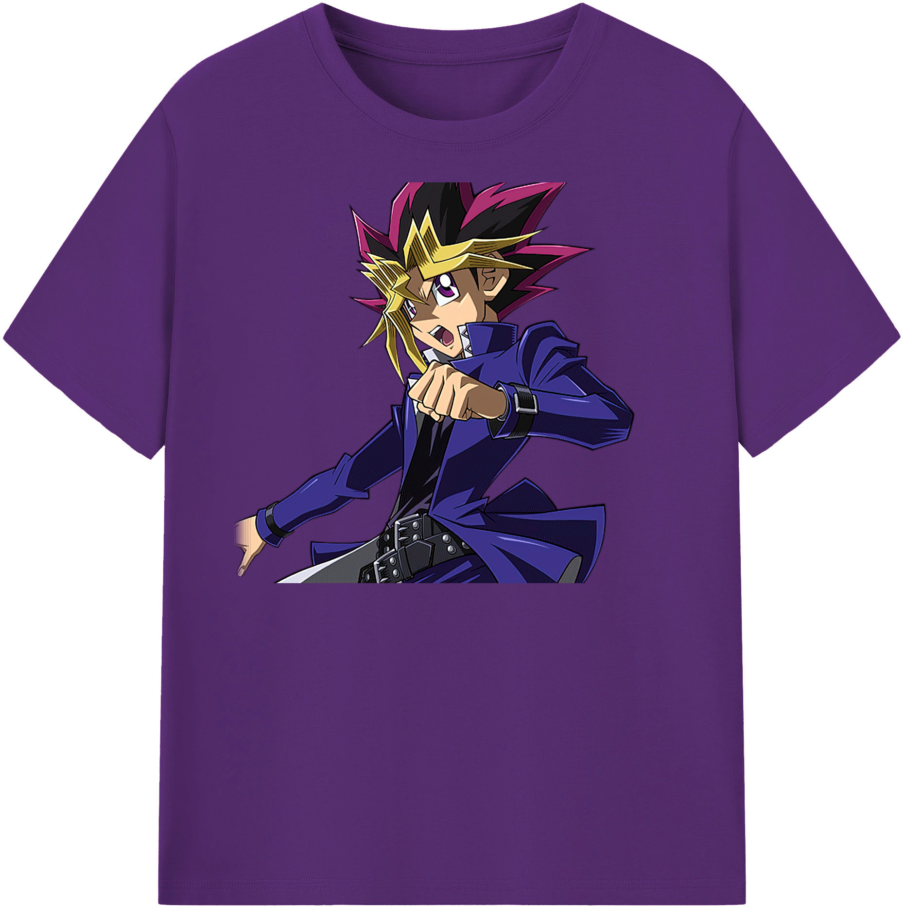 （画像用） 遊☆戯☆王 Yu-Gi-Oh! 綿100％半袖Tシャツ（フロントプリント）