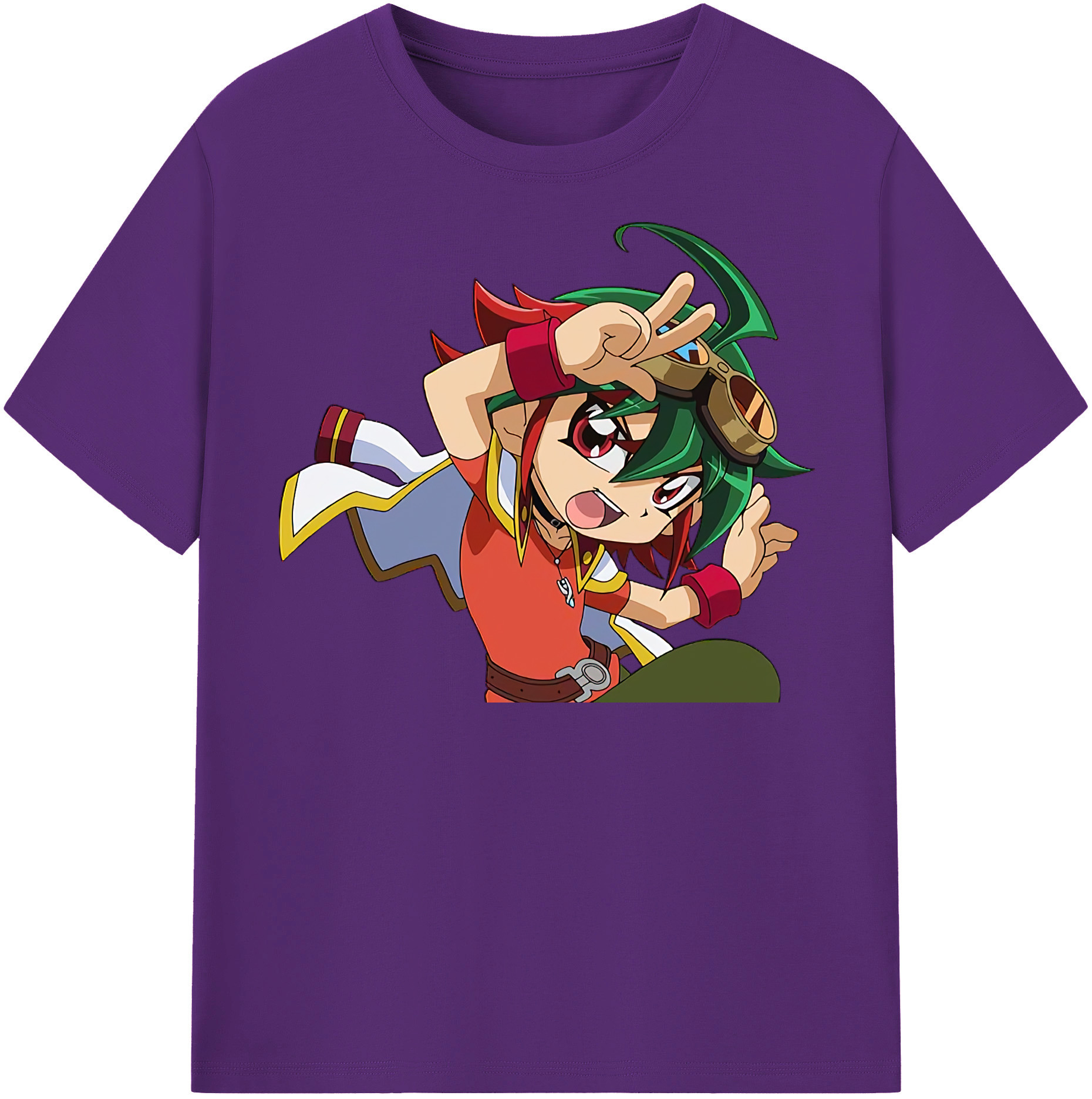 （画像用） 遊☆戯☆王 Yu-Gi-Oh! 綿100％半袖Tシャツ（フロントプリント）