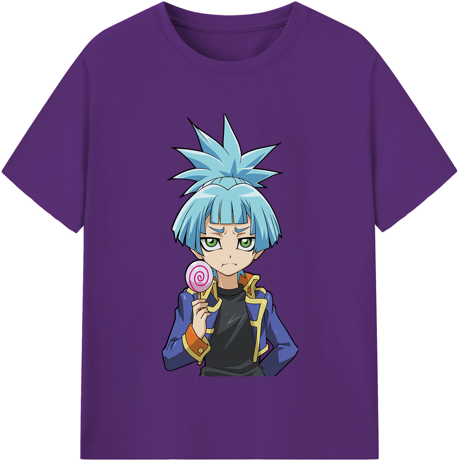 （画像用） 遊☆戯☆王 Yu-Gi-Oh! 綿100％半袖Tシャツ（フロントプリント）