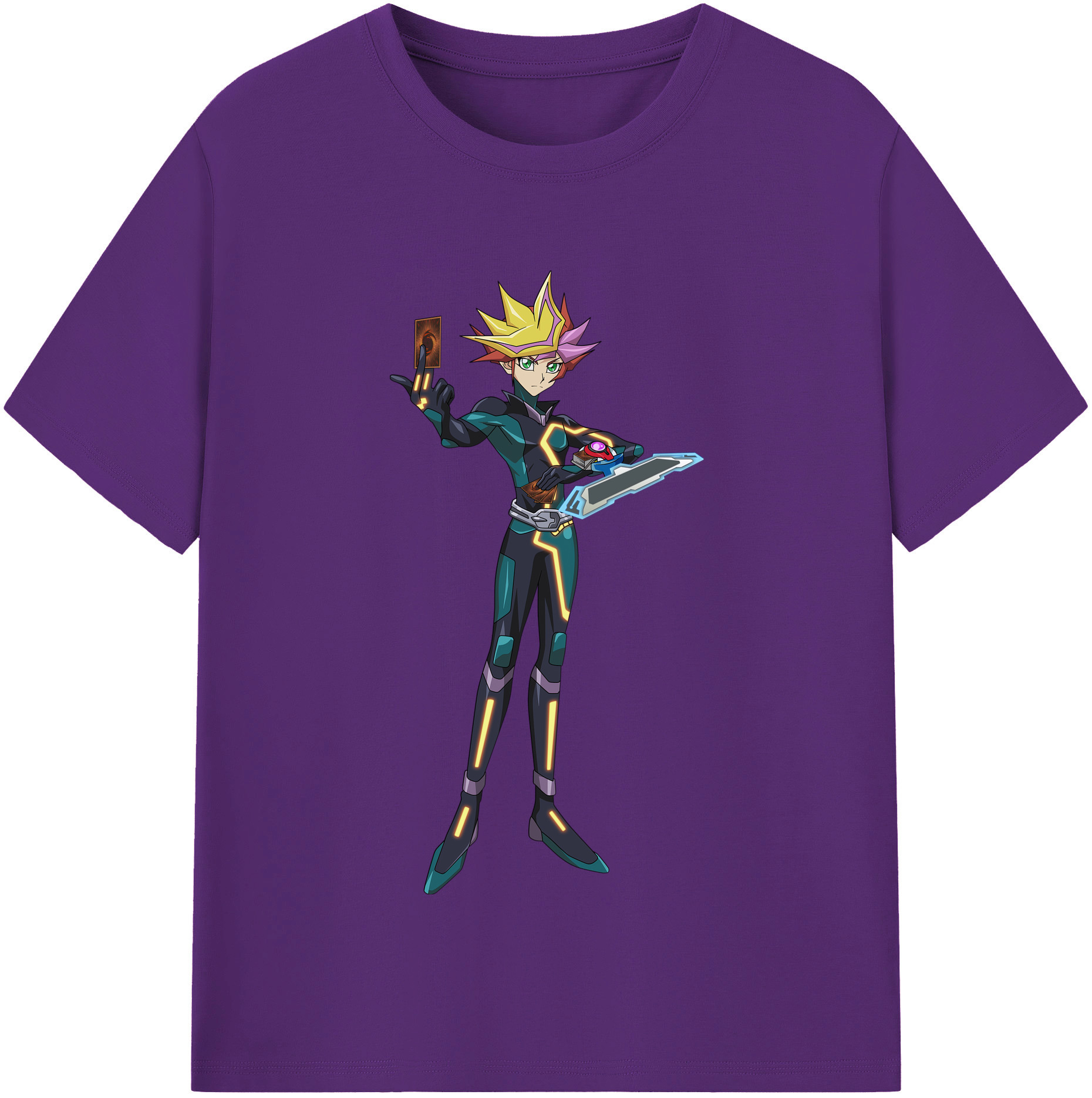 （画像用） 遊☆戯☆王 Yu-Gi-Oh! 綿100％半袖Tシャツ（フロントプリント）