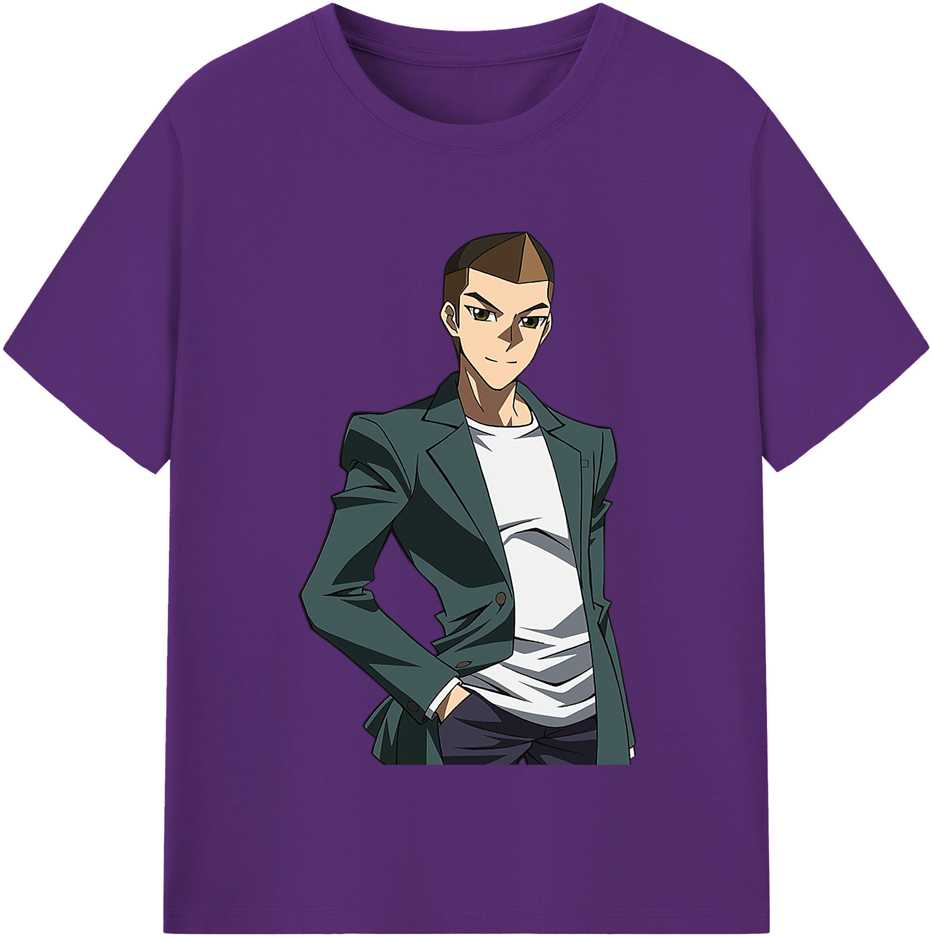 （画像用） 遊☆戯☆王 Yu-Gi-Oh! 綿100％半袖Tシャツ（フロントプリント）