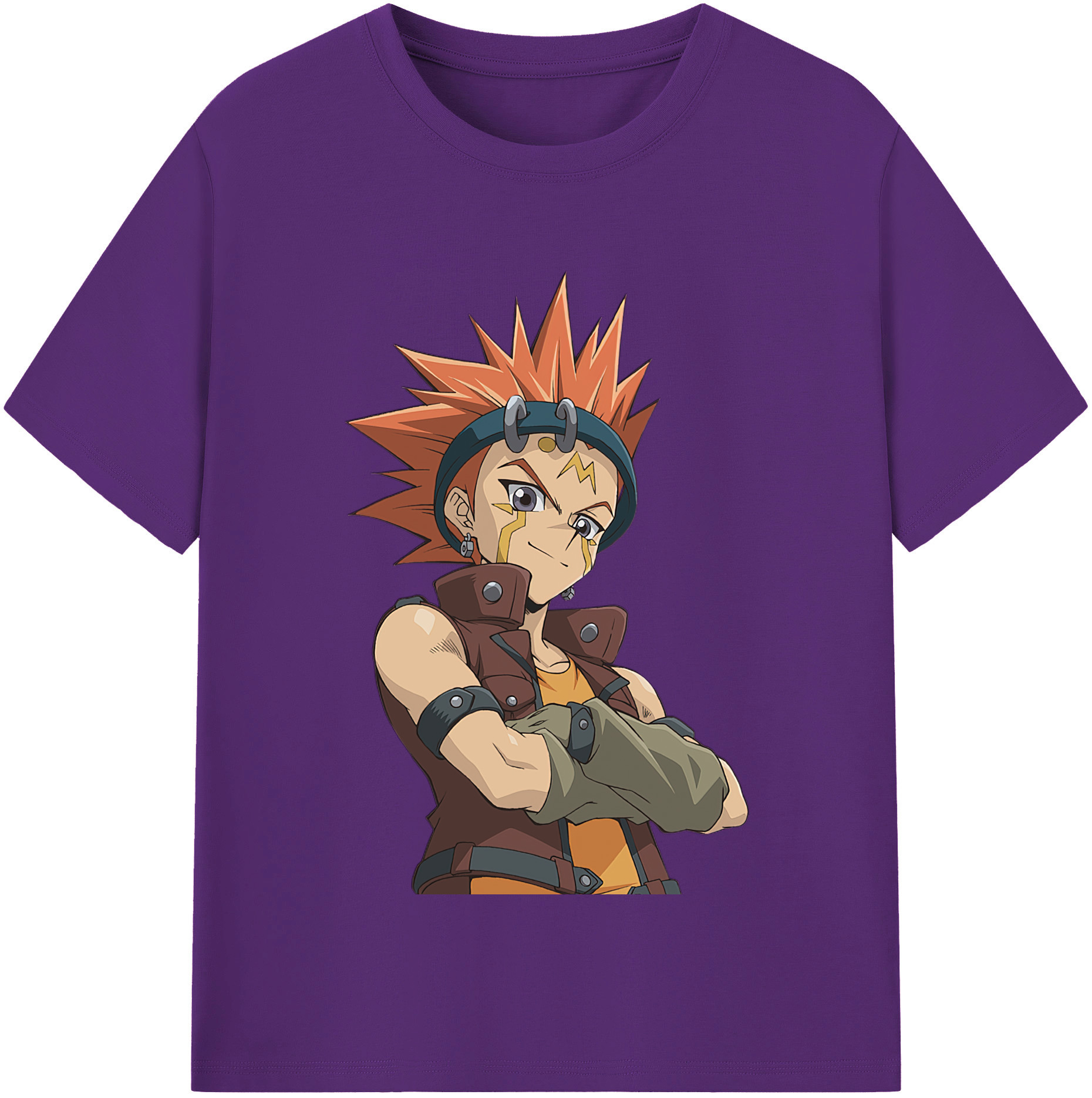 （画像用） 遊☆戯☆王 Yu-Gi-Oh! 綿100％半袖Tシャツ（フロントプリント）