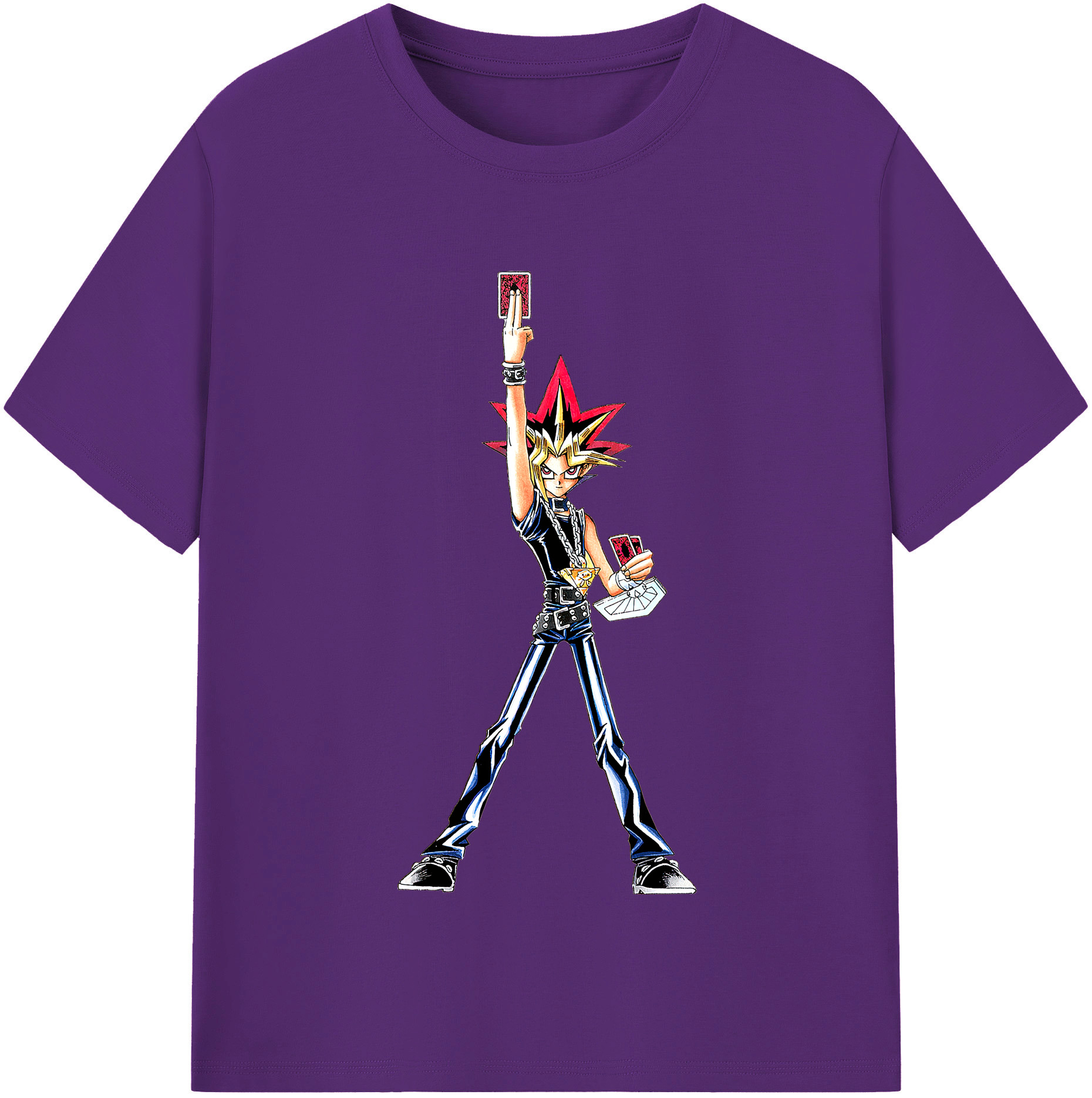 （画像用） 遊☆戯☆王 Yu-Gi-Oh! 綿100％半袖Tシャツ（フロントプリント）