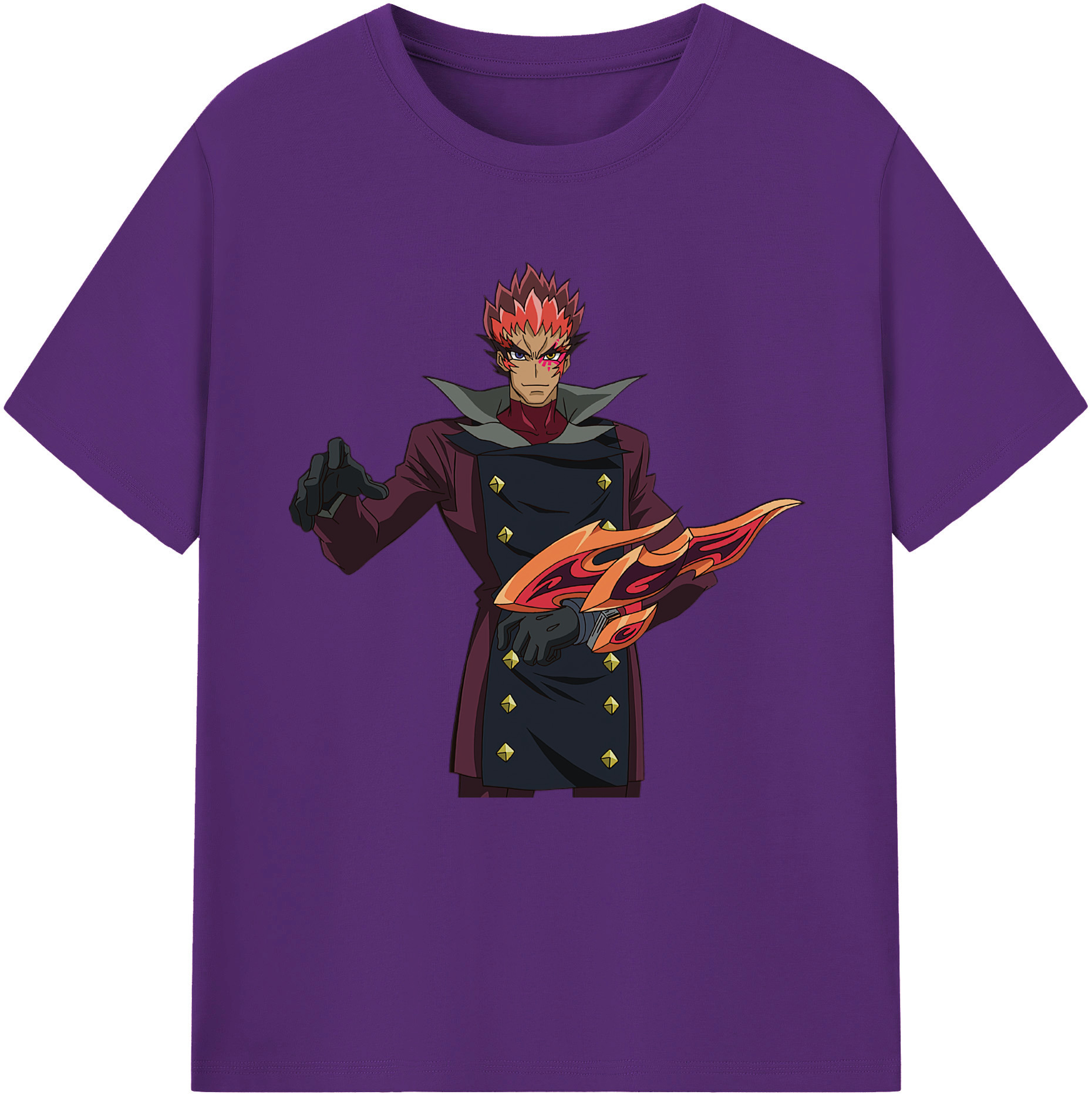 （画像用） 遊☆戯☆王 Yu-Gi-Oh! 綿100％半袖Tシャツ（フロントプリント）