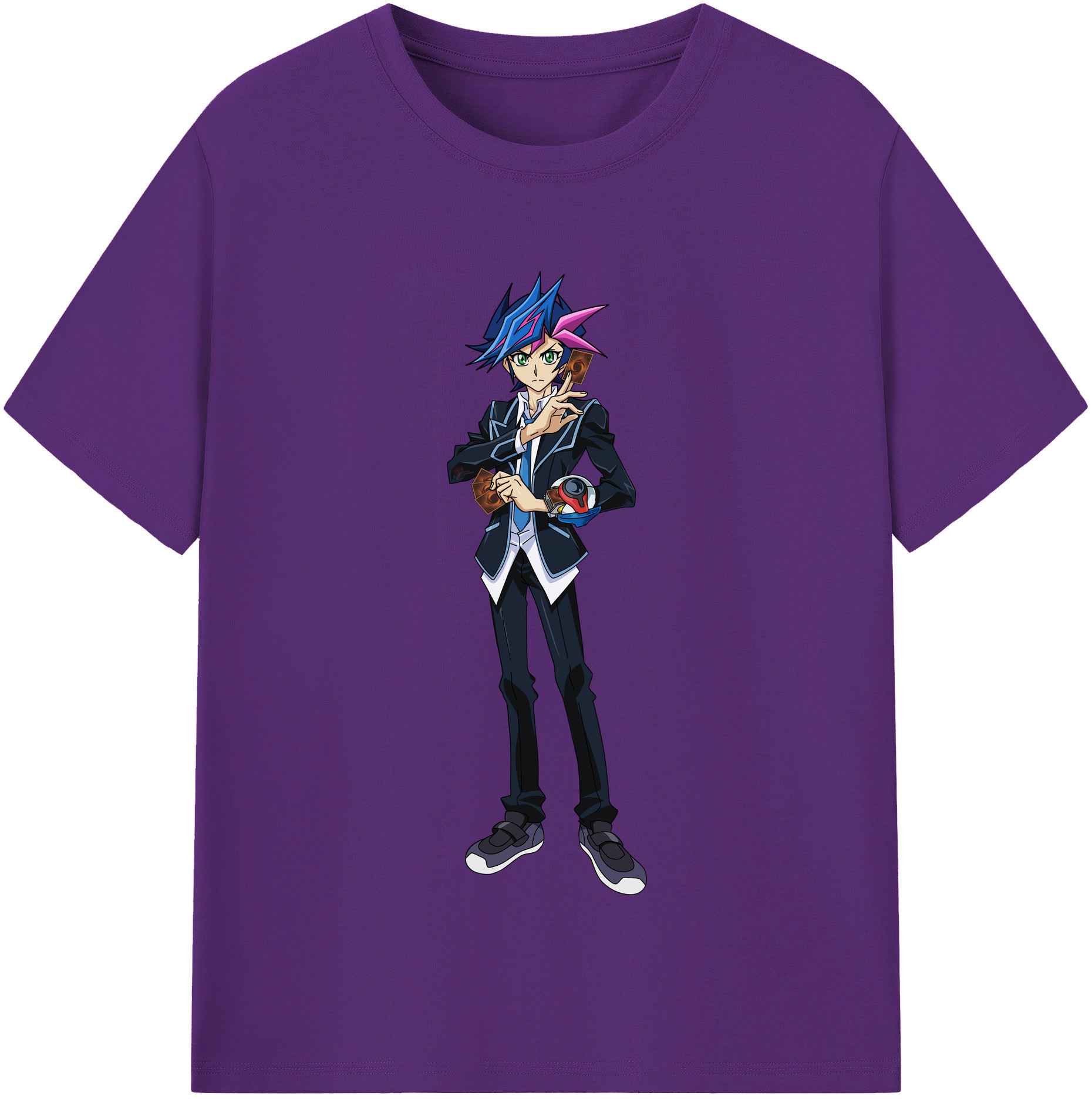（画像用） 遊☆戯☆王 Yu-Gi-Oh! 綿100％半袖Tシャツ（フロントプリント）