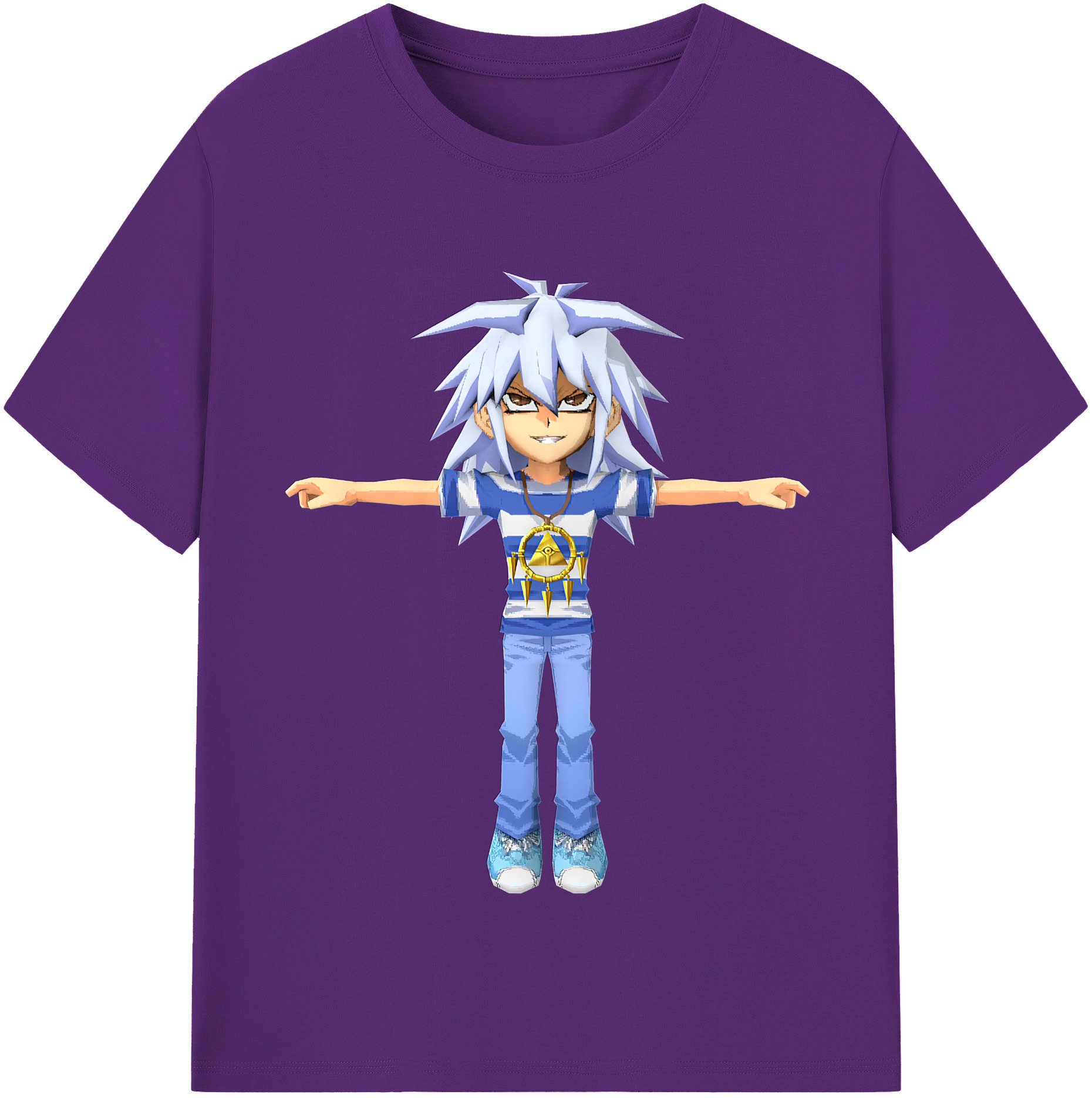 （画像用） 遊☆戯☆王 Yu-Gi-Oh! 綿100％半袖Tシャツ（フロントプリント）
