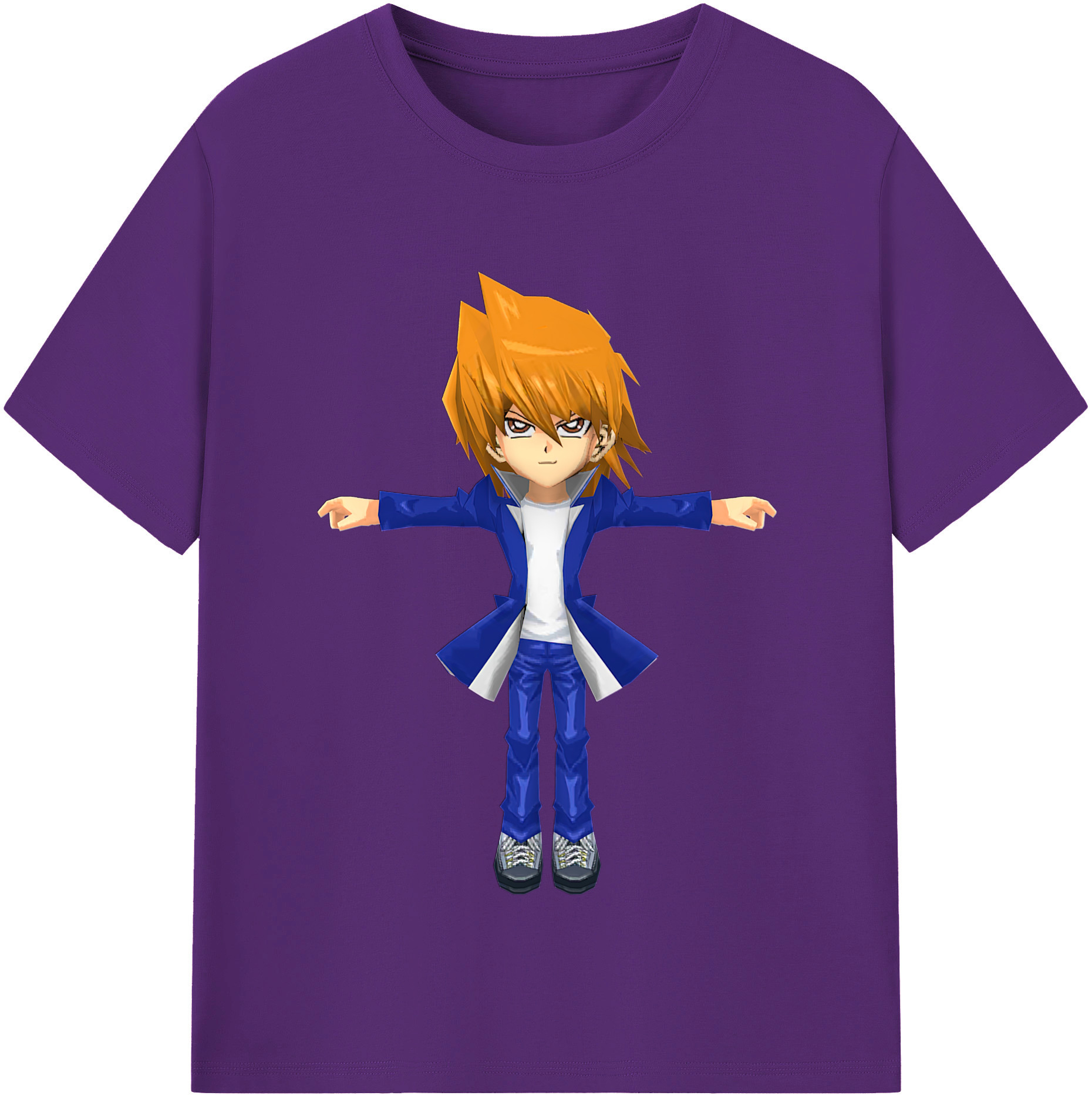 （画像用） 遊☆戯☆王 Yu-Gi-Oh! 綿100％半袖Tシャツ（フロントプリント）
