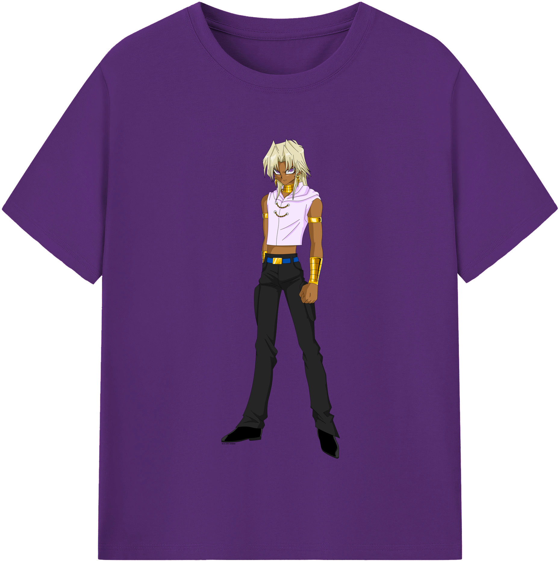 （画像用） 遊☆戯☆王 Yu-Gi-Oh! 綿100％半袖Tシャツ（フロントプリント）
