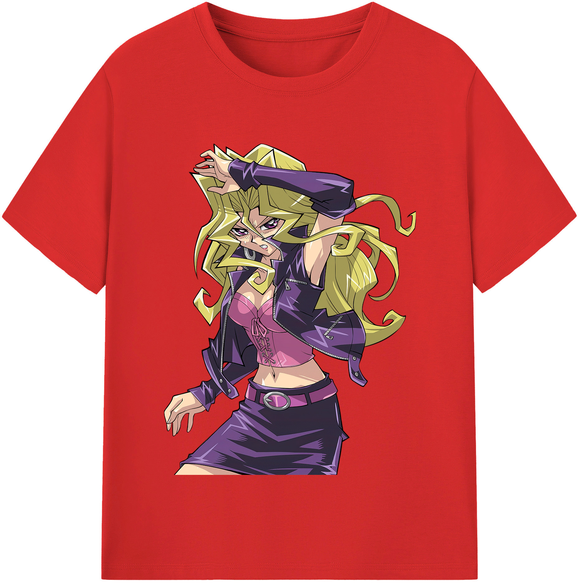 （画像用） 遊☆戯☆王 Yu-Gi-Oh! 綿100％半袖Tシャツ（フロントプリント）