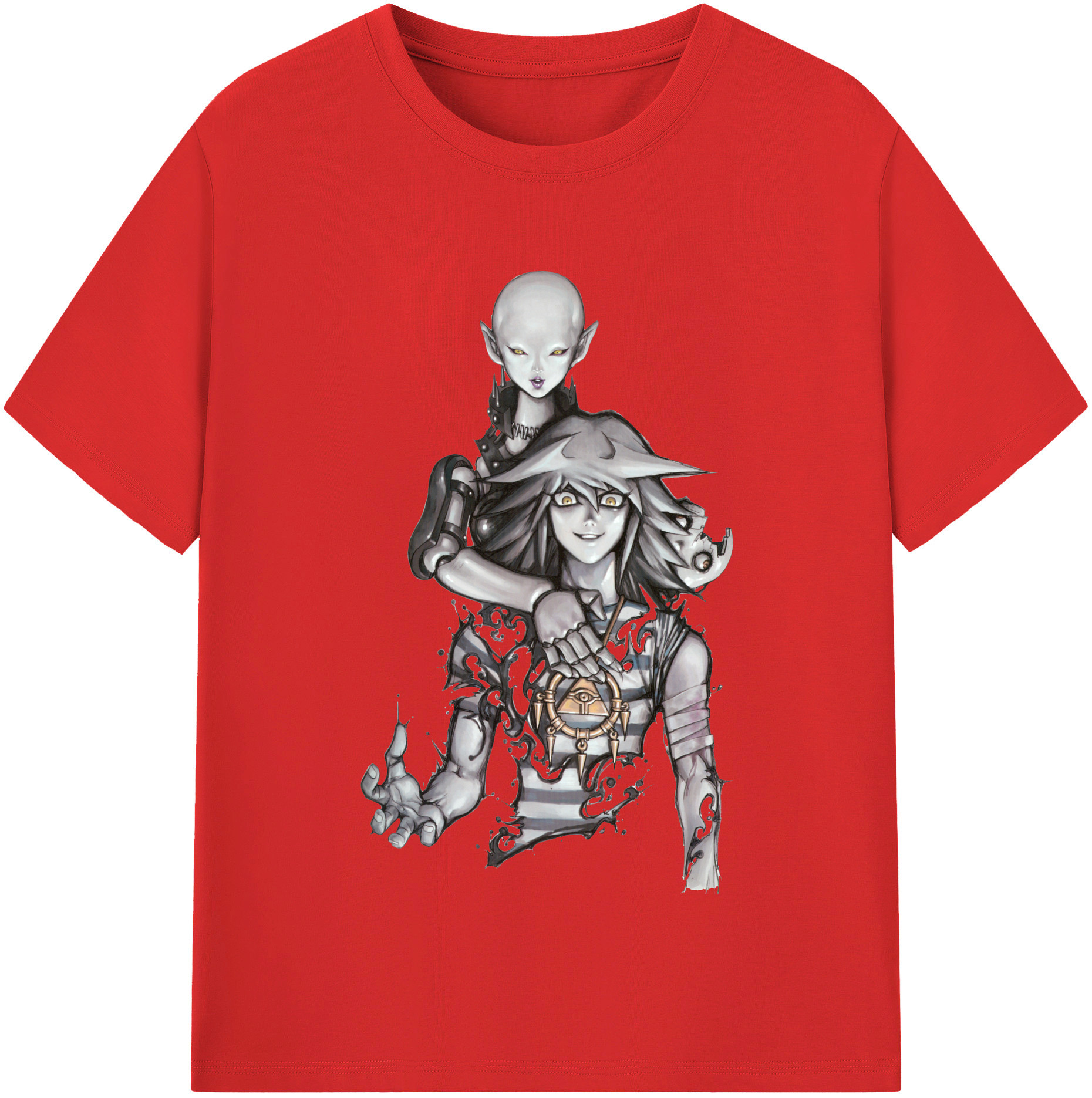 （画像用） 遊☆戯☆王 Yu-Gi-Oh! 綿100％半袖Tシャツ（フロントプリント）