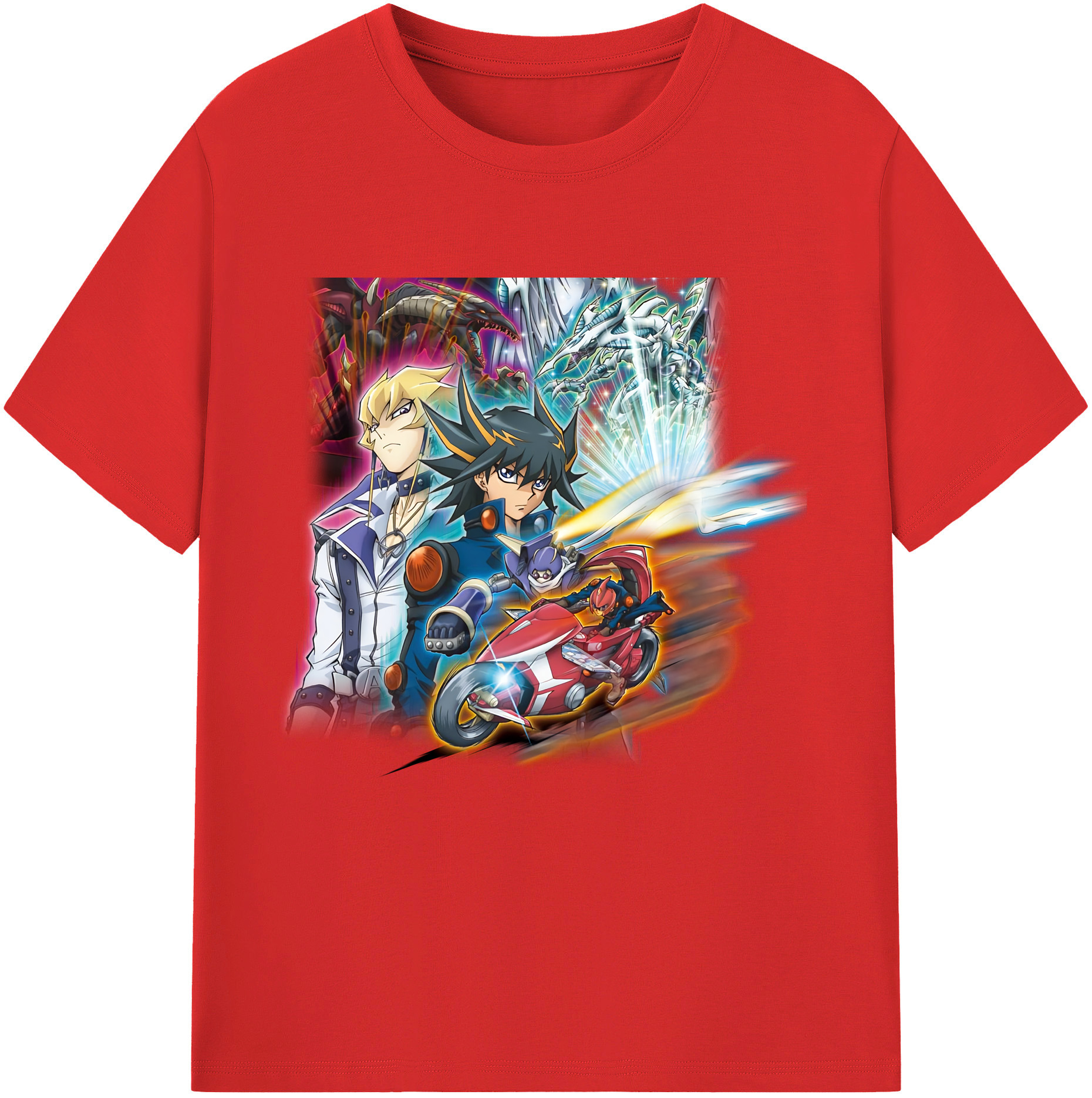 （画像用） 遊☆戯☆王 Yu-Gi-Oh! 綿100％半袖Tシャツ（フロントプリント）