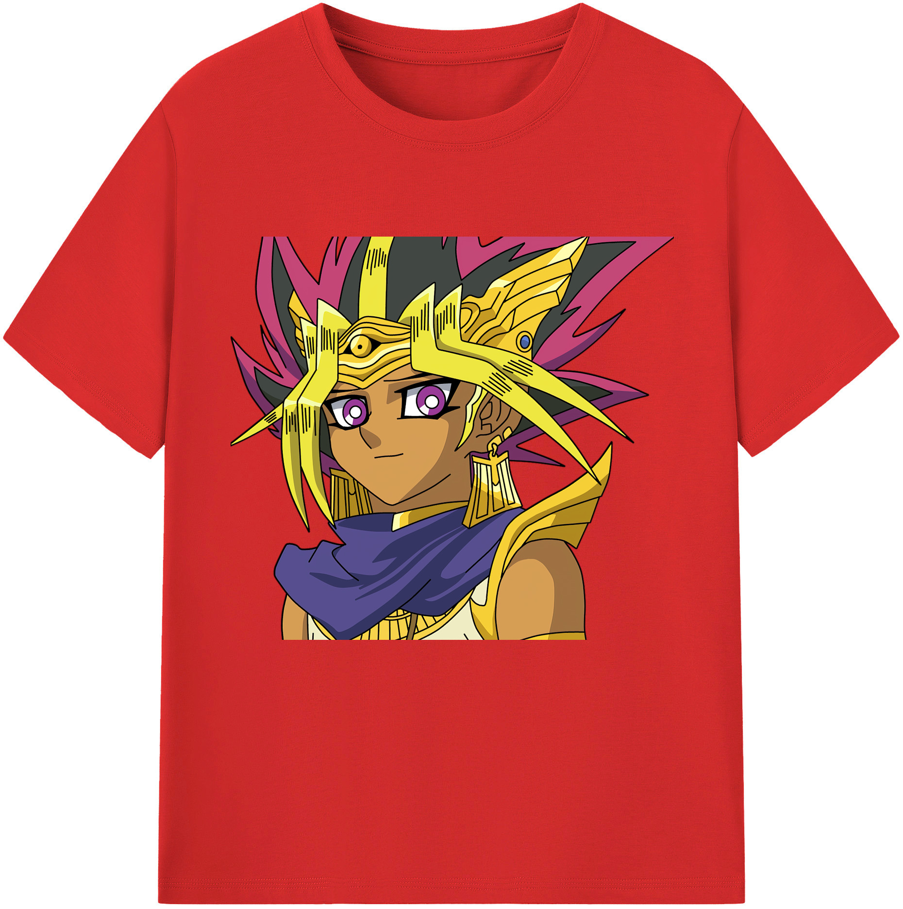 （画像用） 遊☆戯☆王 Yu-Gi-Oh! 綿100％半袖Tシャツ（フロントプリント）