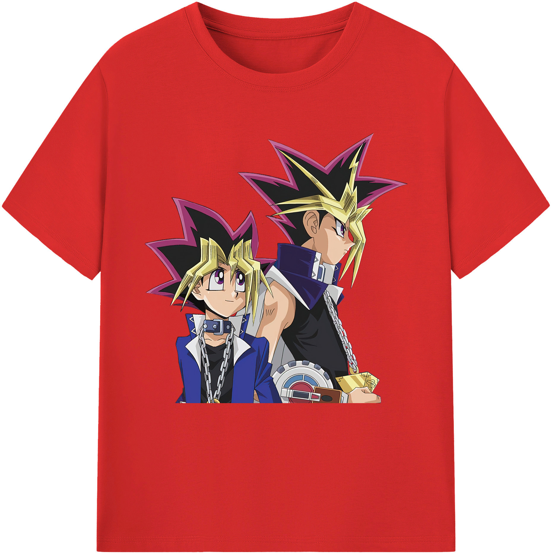 （画像用） 遊☆戯☆王 Yu-Gi-Oh! 綿100％半袖Tシャツ（フロントプリント）