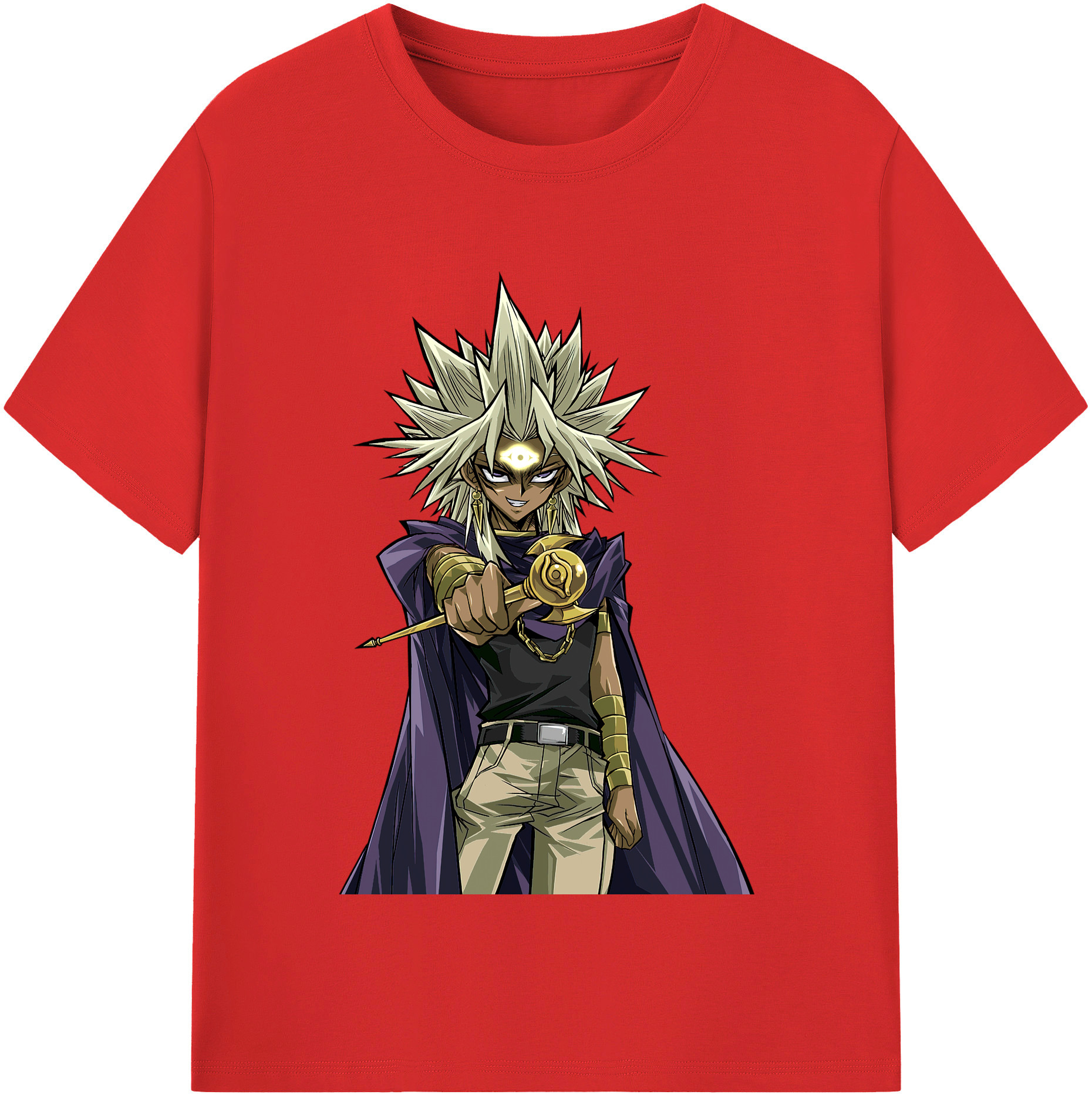 （画像用） 遊☆戯☆王 Yu-Gi-Oh! 綿100％半袖Tシャツ（フロントプリント）