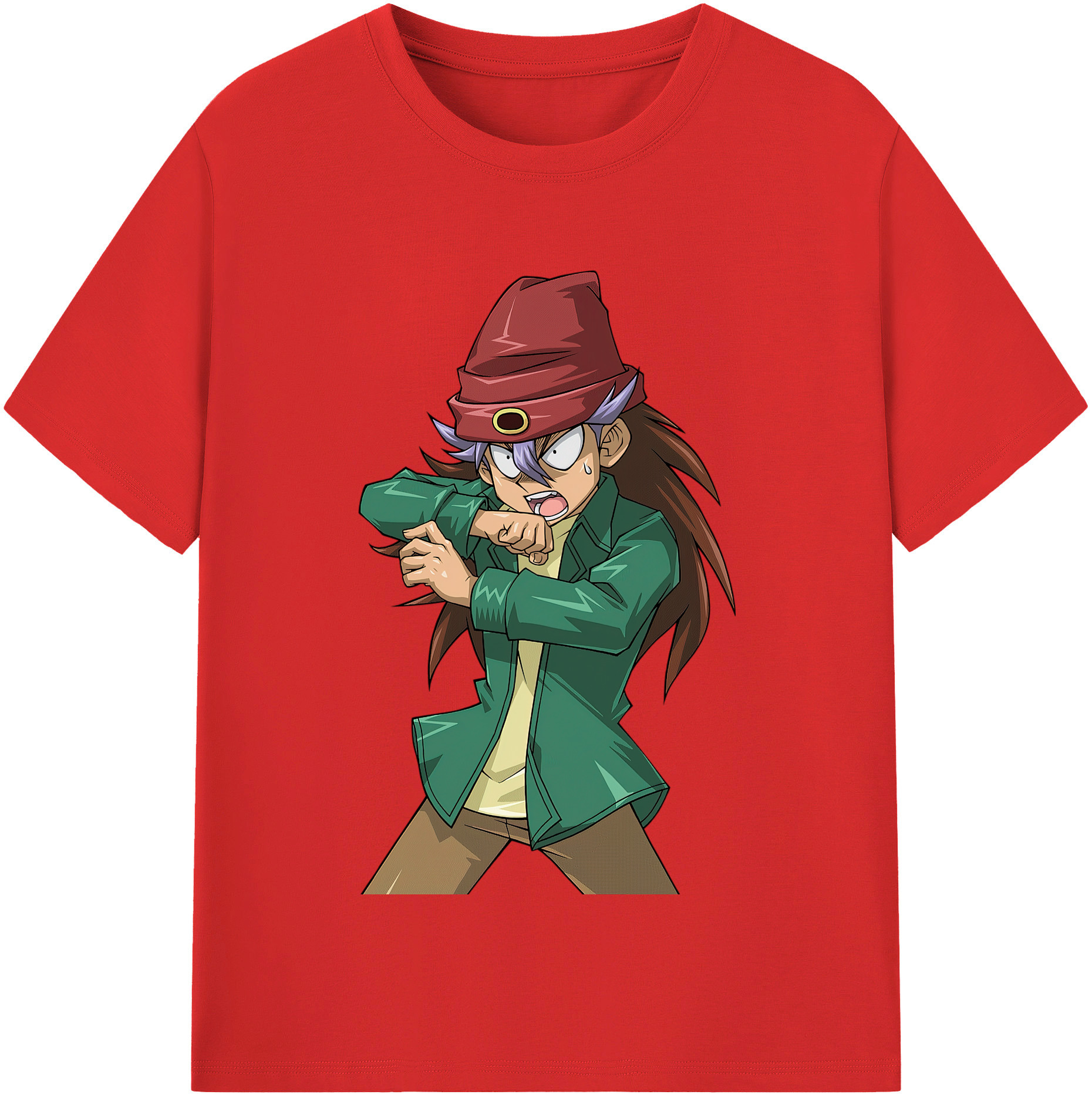 （画像用） 遊☆戯☆王 Yu-Gi-Oh! 綿100％半袖Tシャツ（フロントプリント）