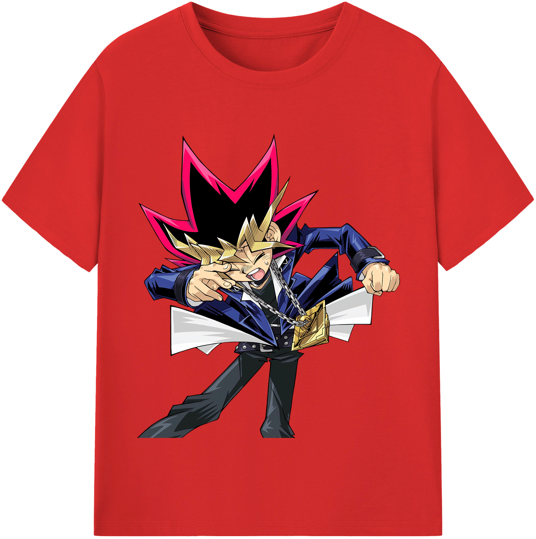 （画像用） 遊☆戯☆王 Yu-Gi-Oh! 綿100％半袖Tシャツ（フロントプリント）