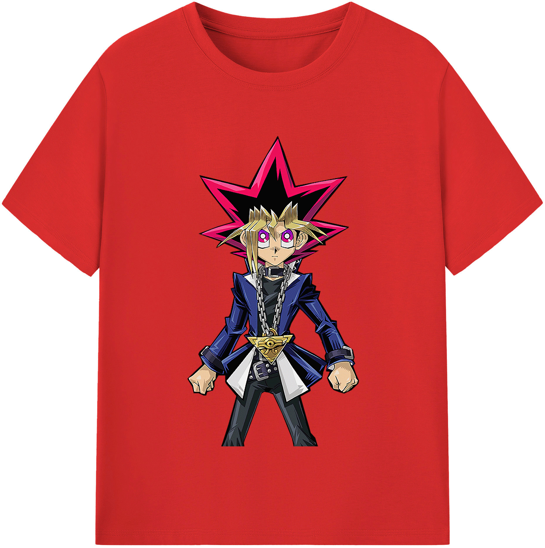 （画像用） 遊☆戯☆王 Yu-Gi-Oh! 綿100％半袖Tシャツ（フロントプリント）