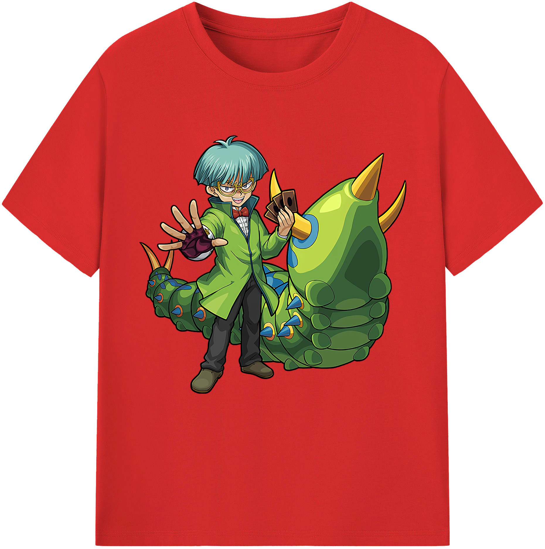 （画像用） 遊☆戯☆王 Yu-Gi-Oh! 綿100％半袖Tシャツ（フロントプリント）