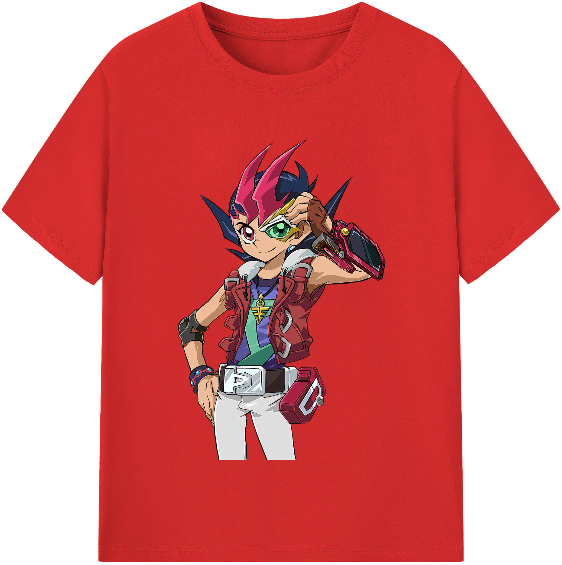 （画像用） 遊☆戯☆王 Yu-Gi-Oh! 綿100％半袖Tシャツ（フロントプリント）