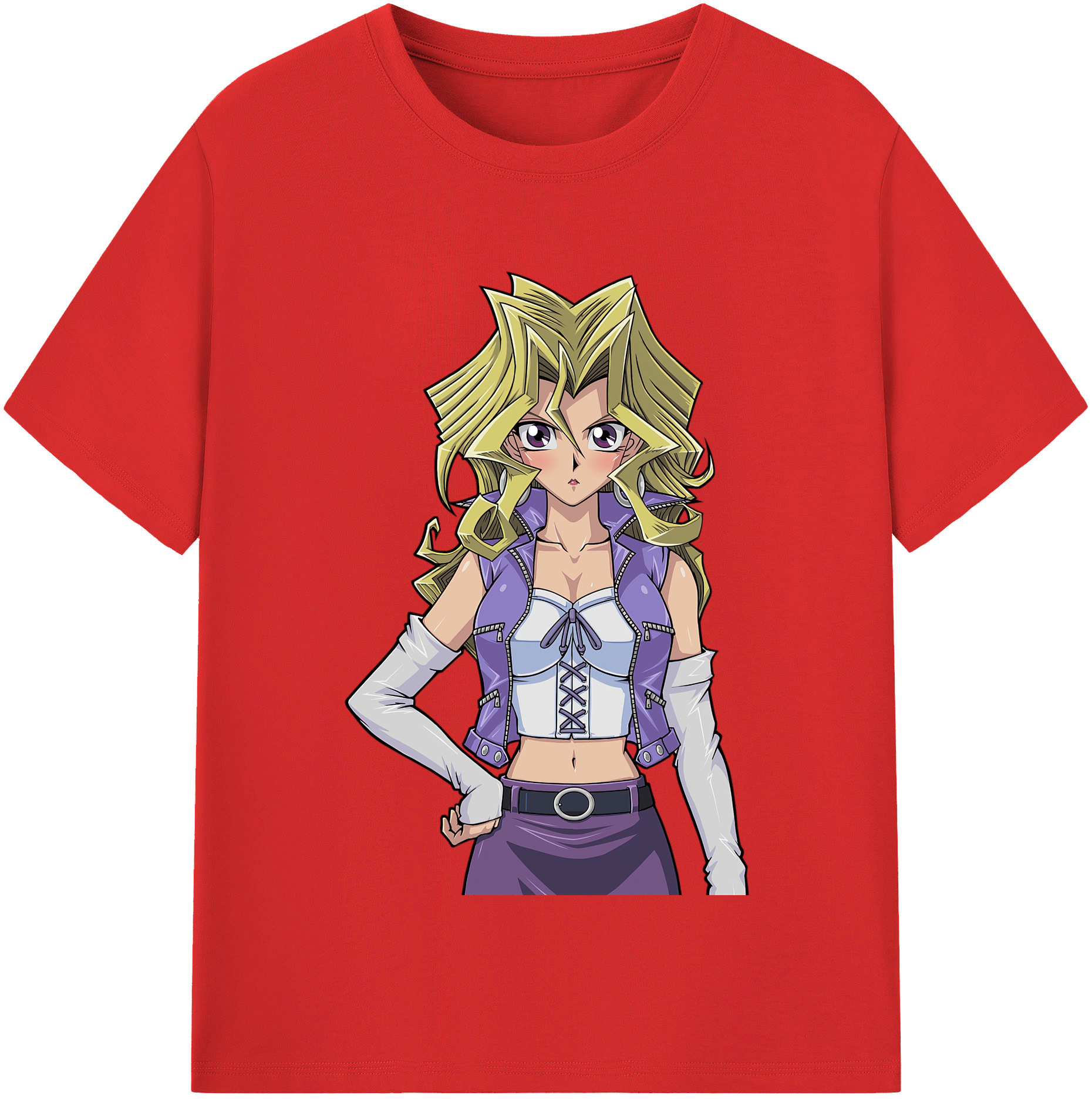 （画像用） 遊☆戯☆王 Yu-Gi-Oh! 綿100％半袖Tシャツ（フロントプリント）