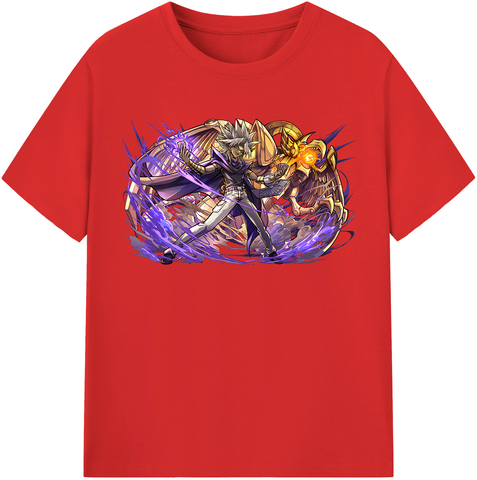 （画像用） 遊☆戯☆王 Yu-Gi-Oh! 綿100％半袖Tシャツ（フロントプリント）